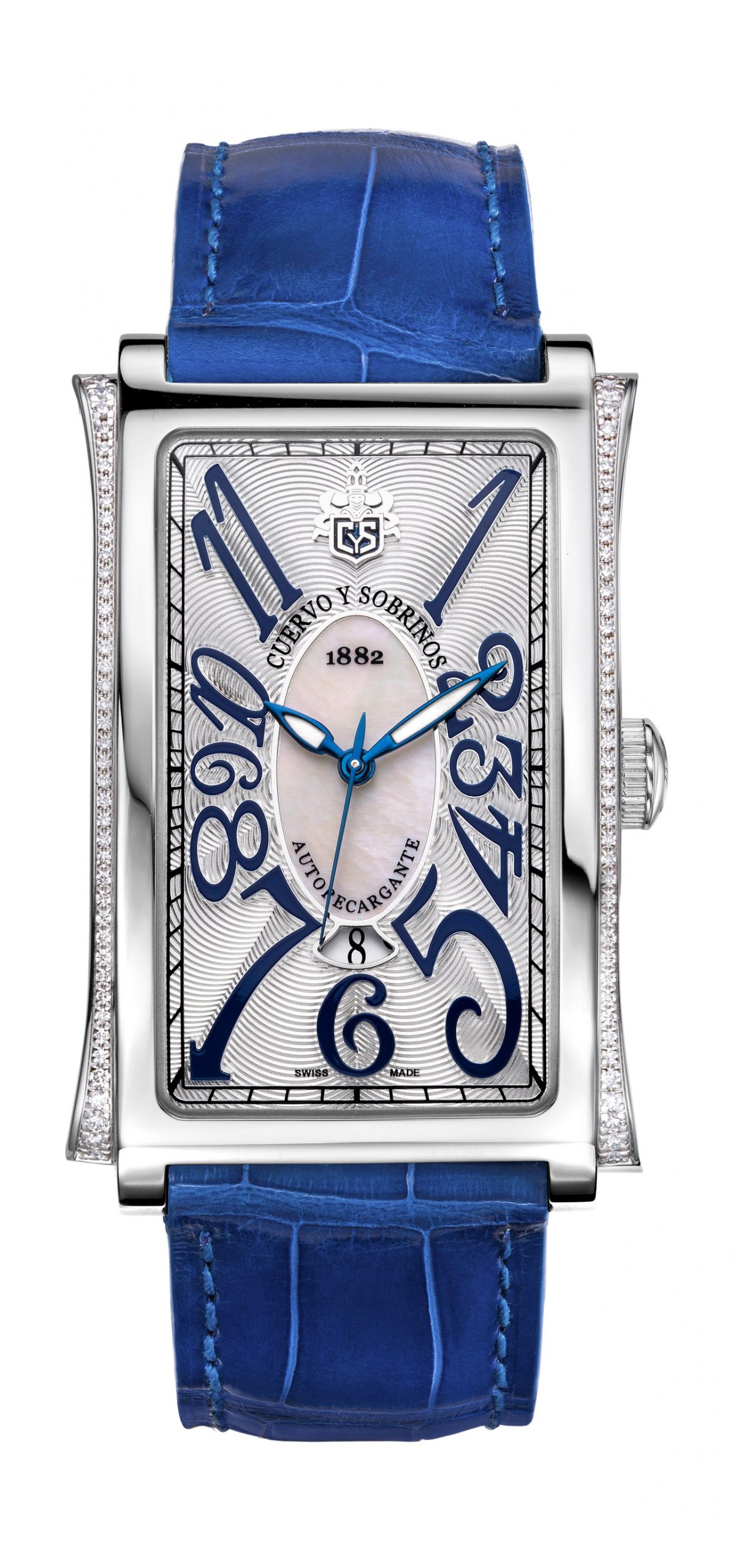 Cuervo y Sobrinos Prominente Solo Tiempo luxury timepiece - detailed view