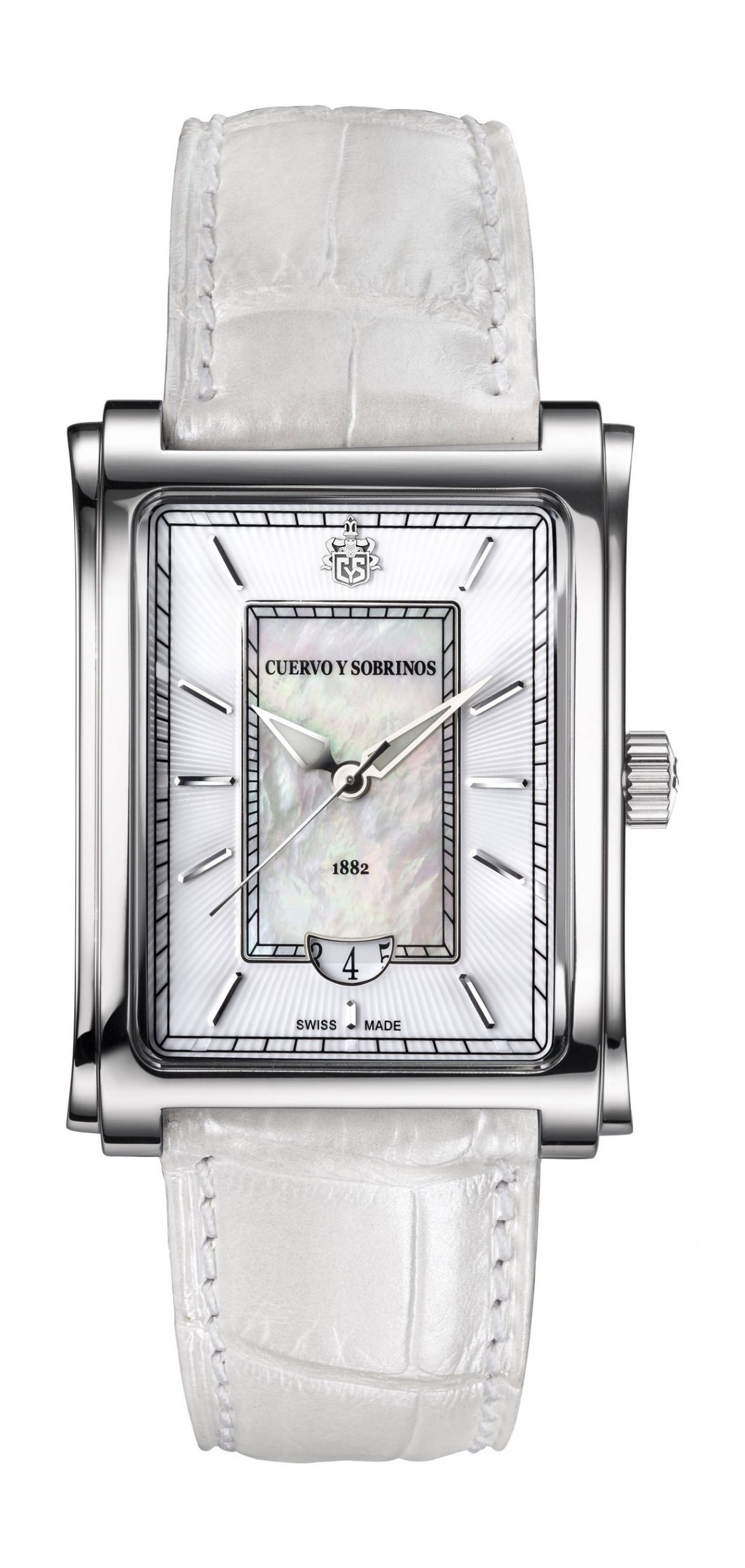 Cuervo y Sobrinos Prominente Tocororo luxury timepiece - detailed view