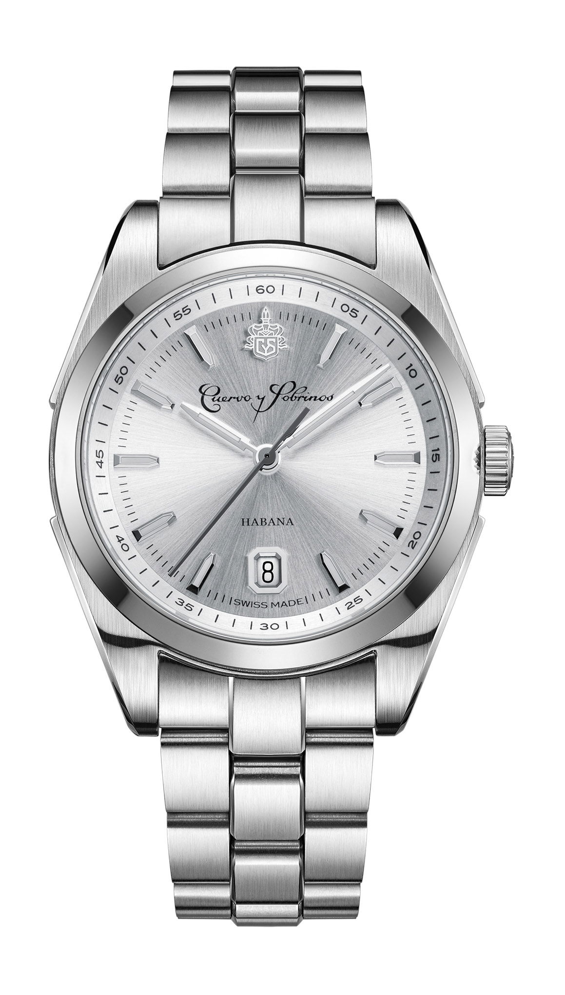 Cuervo y Sobrinos Robusto 1935 Ceniza luxury timepiece - detailed view