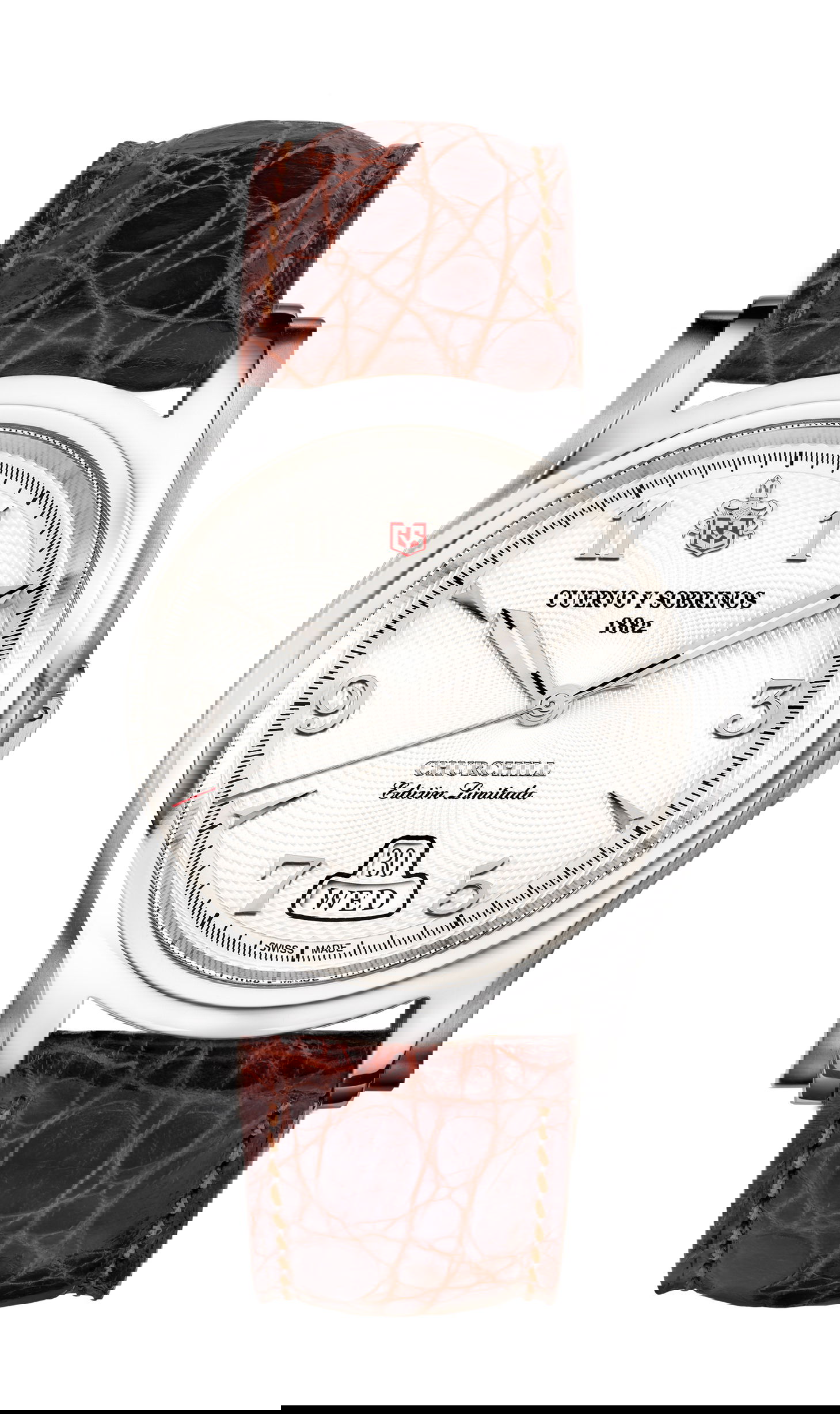 Cuervo y Sobrinos Robusto Churchill Yalta Edition luxury timepiece - detailed view