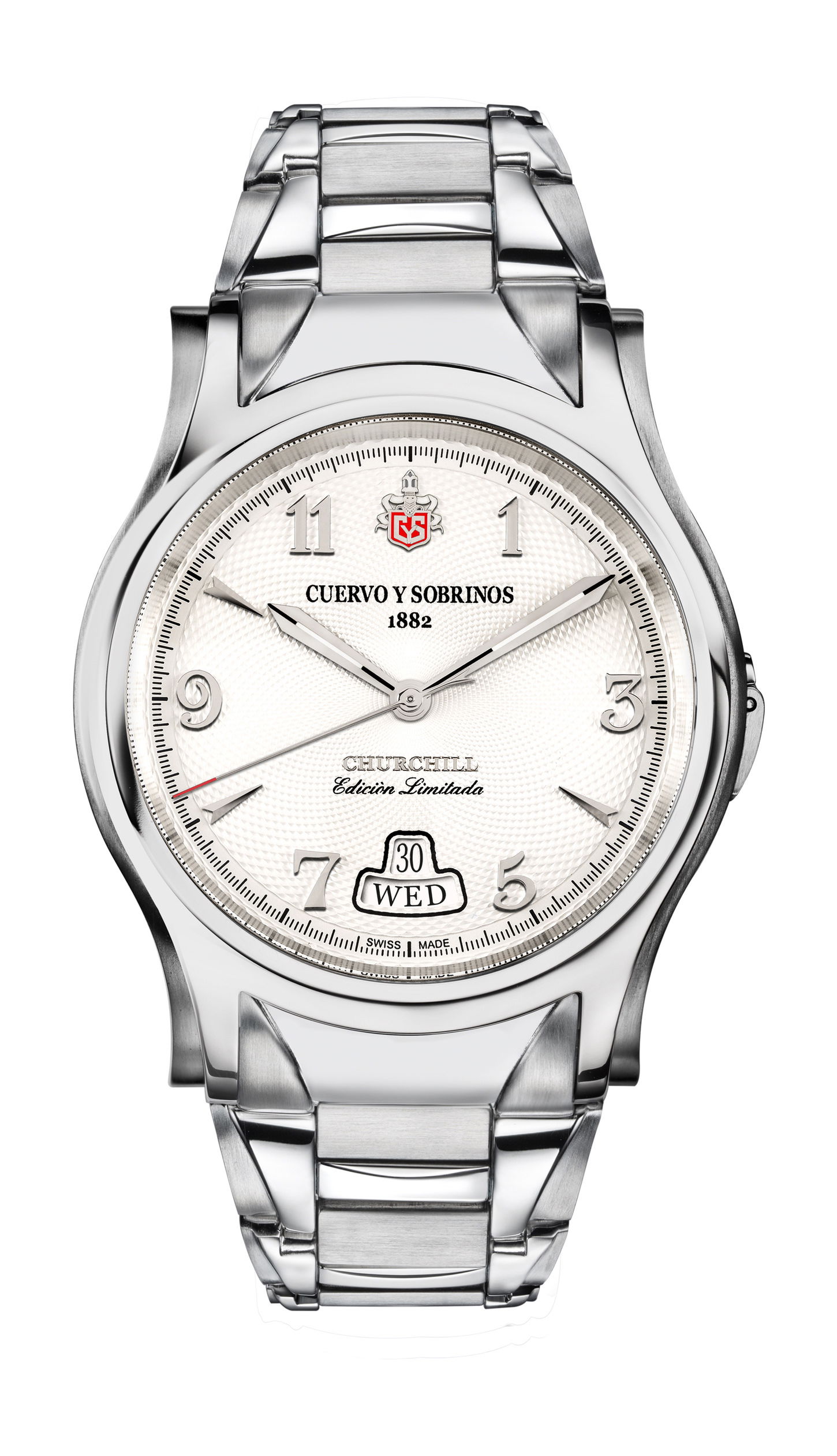 Cuervo y Sobrinos Robusto Churchill Yalta Edition luxury timepiece - detailed view