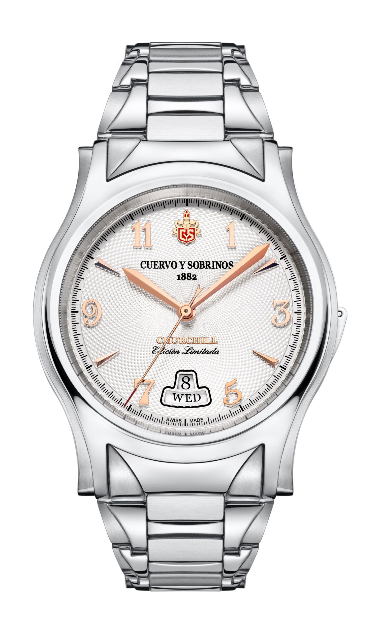 Cuervo y Sobrinos Robusto Churchill Yalta Edition luxury timepiece - detailed view