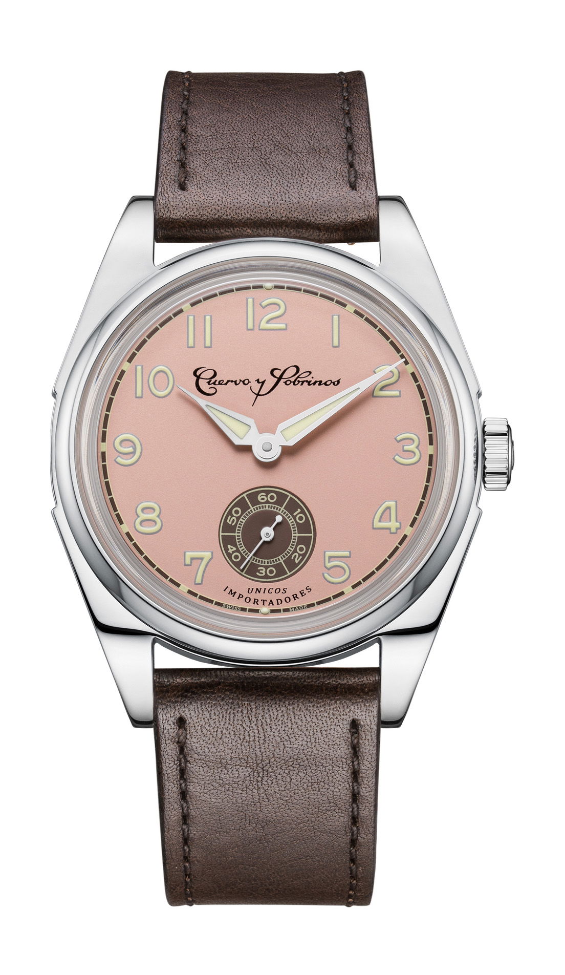 Cuervo y Sobrinos Robusto Pedro Murias luxury timepiece - detailed view