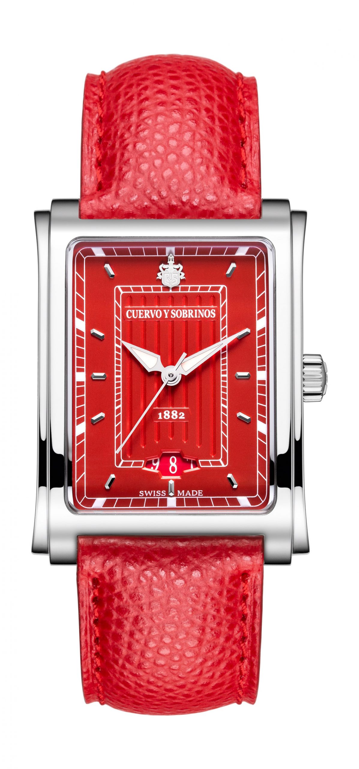 Cuervo y Sobrinos Señora Caramelo luxury timepiece - detailed view