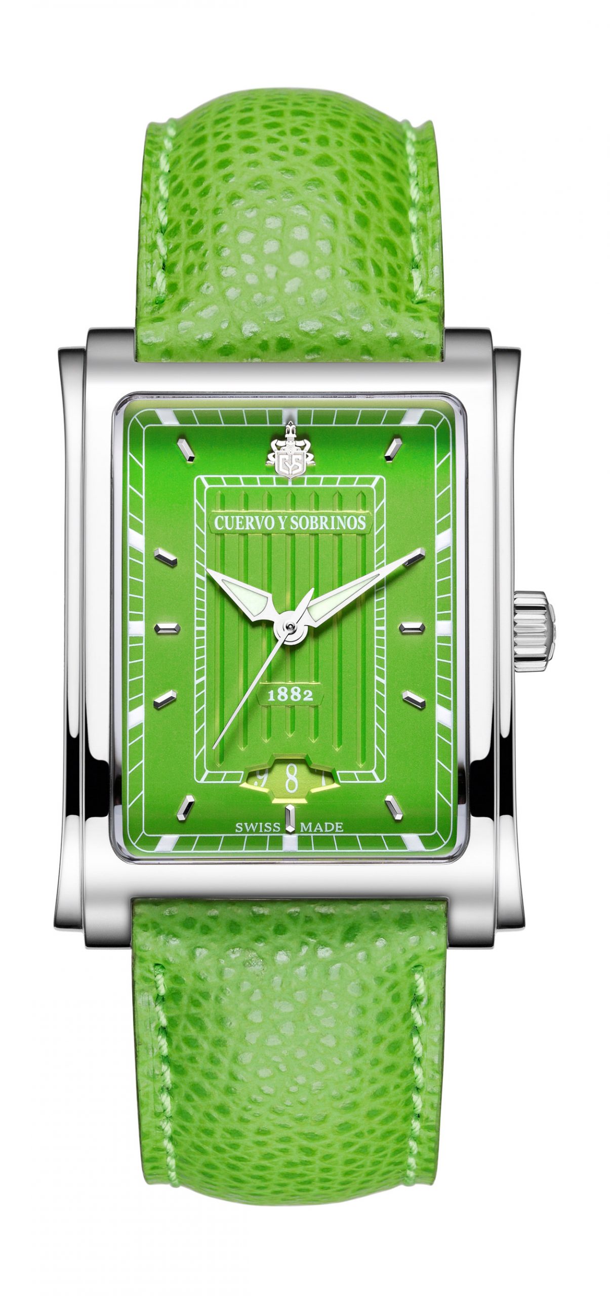 Cuervo y Sobrinos Señora Caramelo luxury timepiece - detailed view