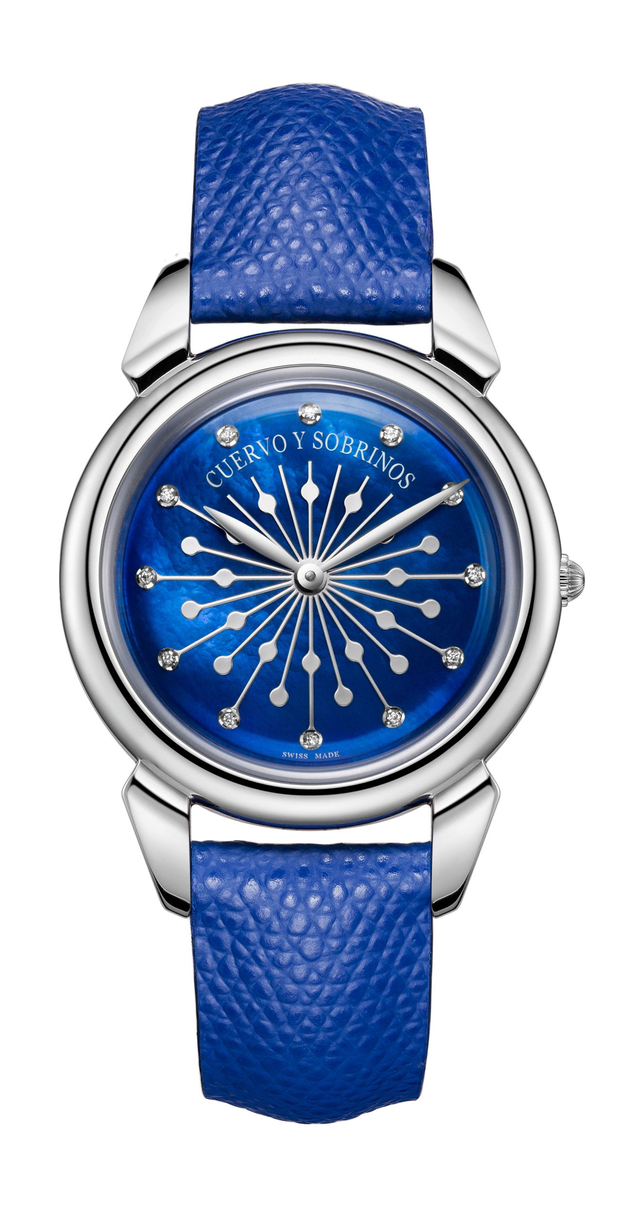 Cuervo y Sobrinos Señora Sol y Estrellas luxury timepiece - detailed view
