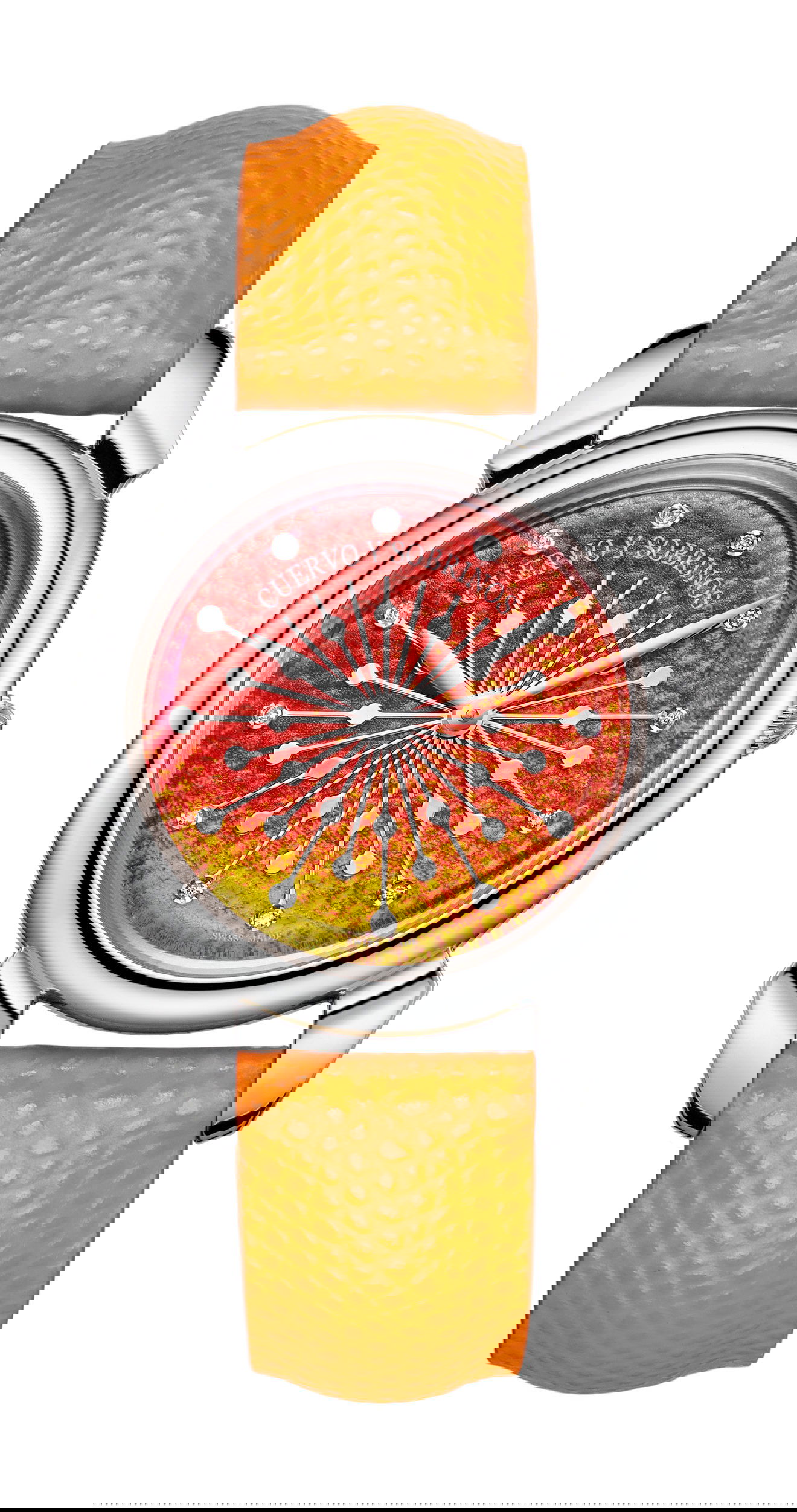Cuervo y Sobrinos Señora Sol y Estrellas luxury timepiece - detailed view