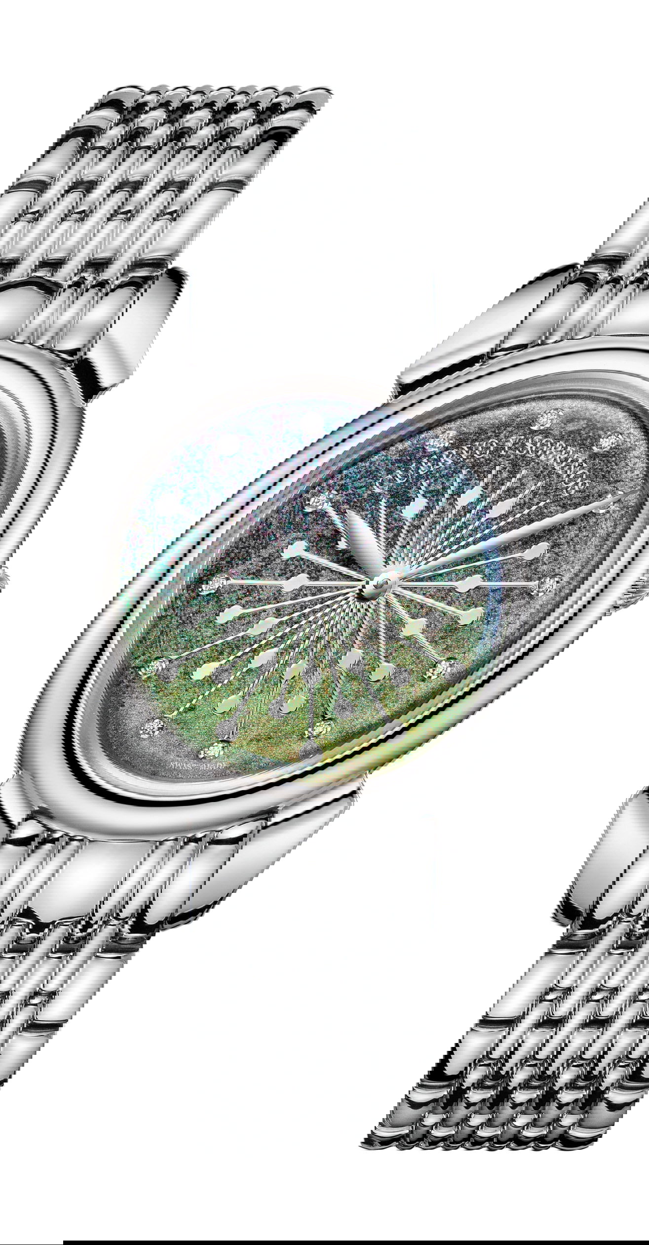 Cuervo y Sobrinos Señora Sol y Estrellas luxury timepiece - detailed view