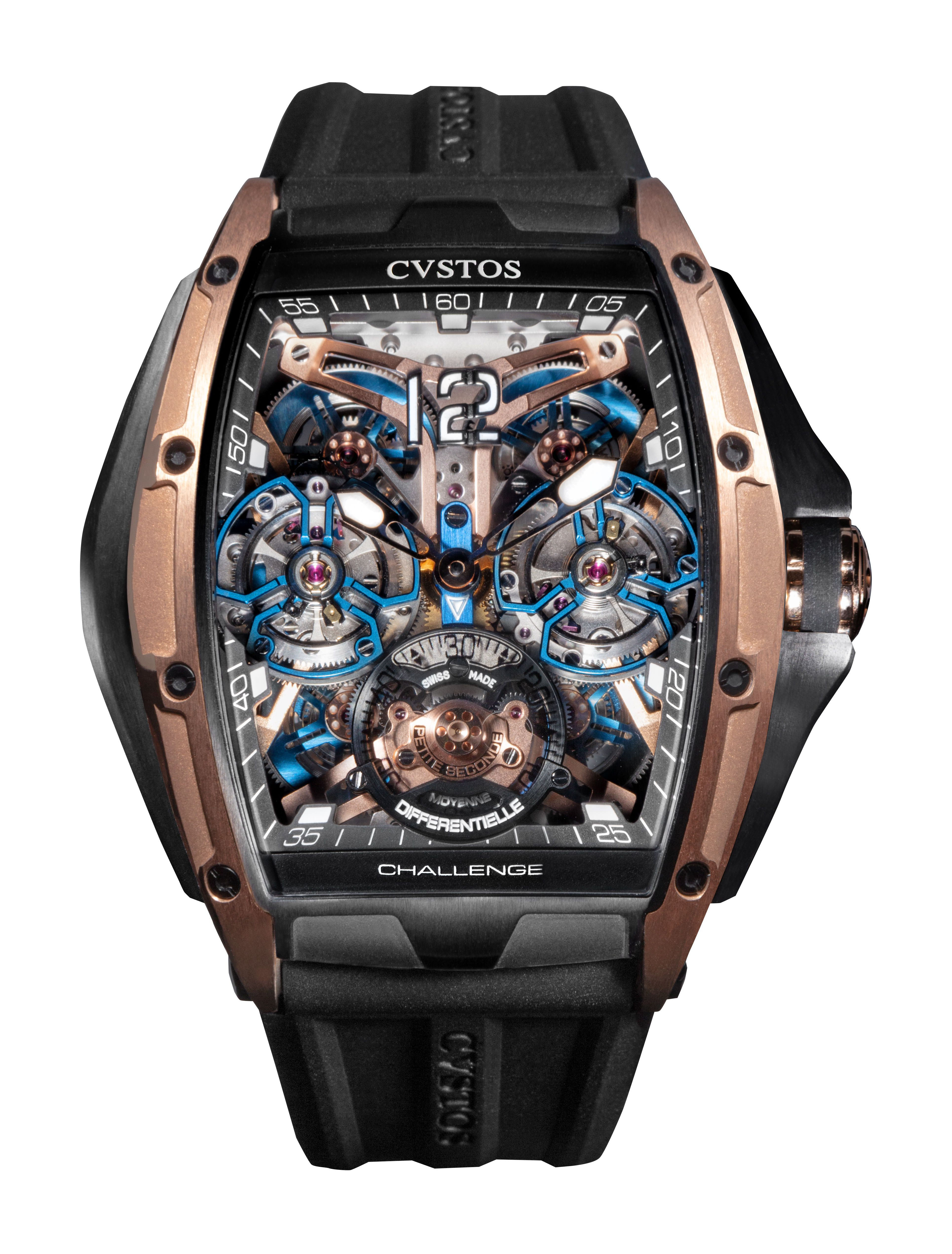 Cvstos Challenge III Double Tourbillon luxury timepiece - detailed view