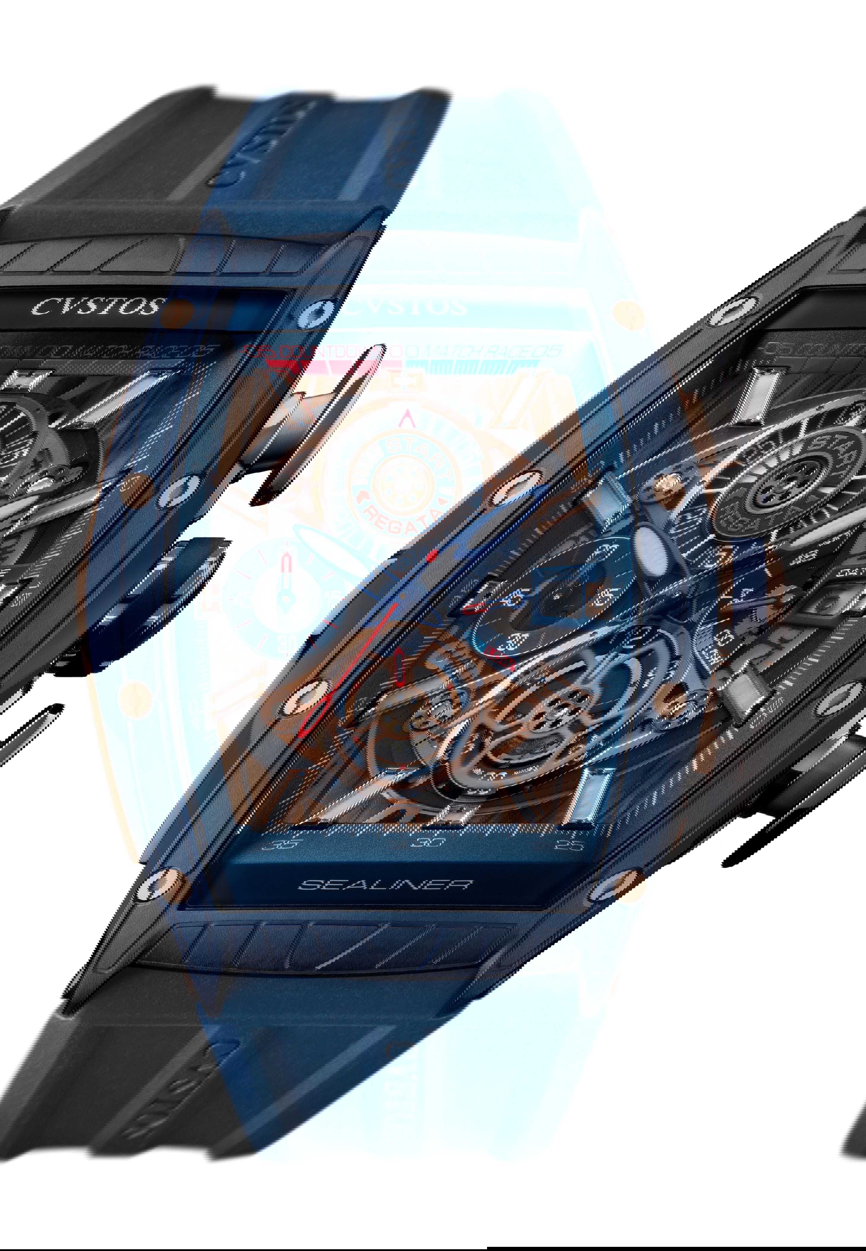 Cvstos Sealiner GT Regata luxury timepiece - detailed view
