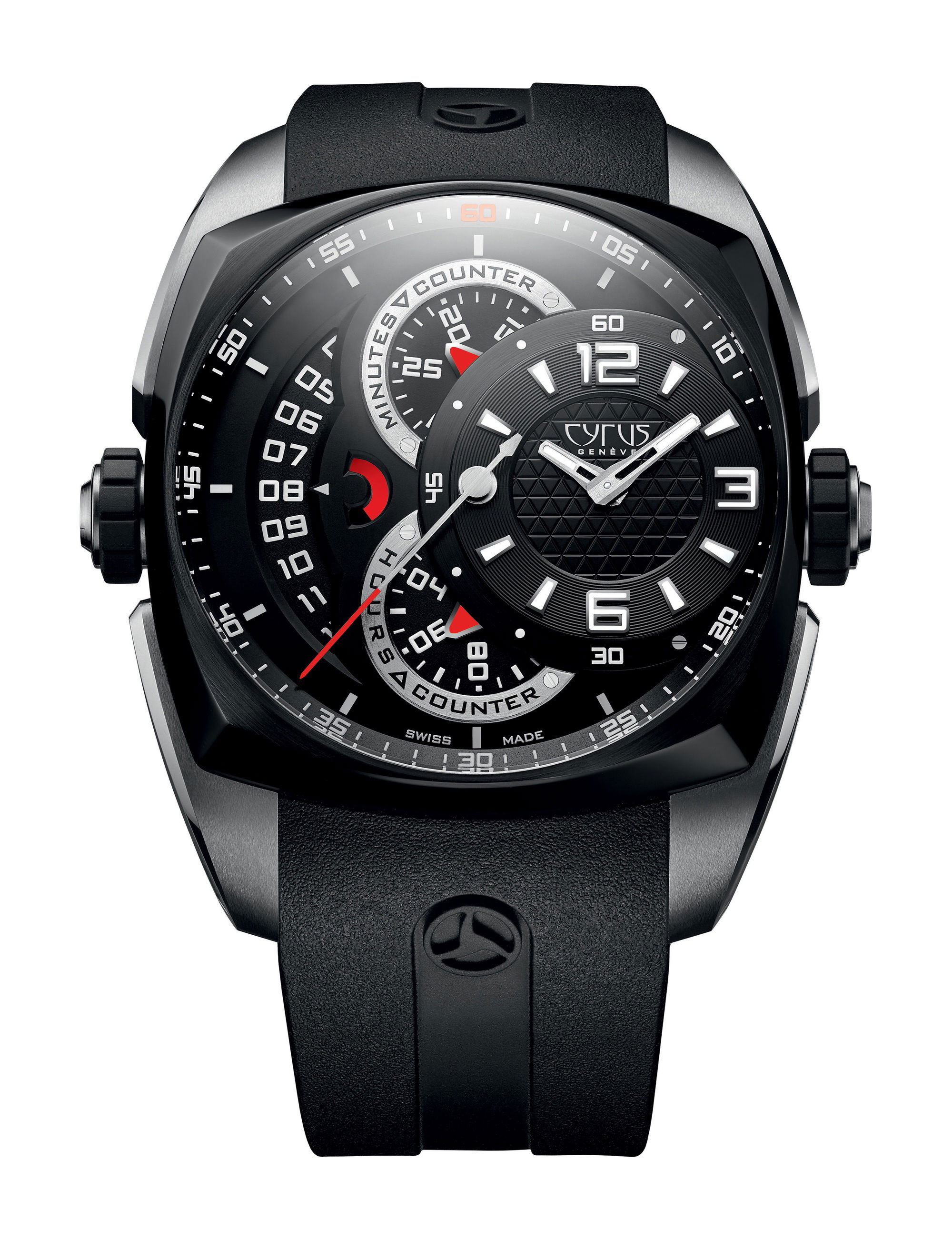 Cyrus Klepcys Chronograph luxury timepiece - detailed view