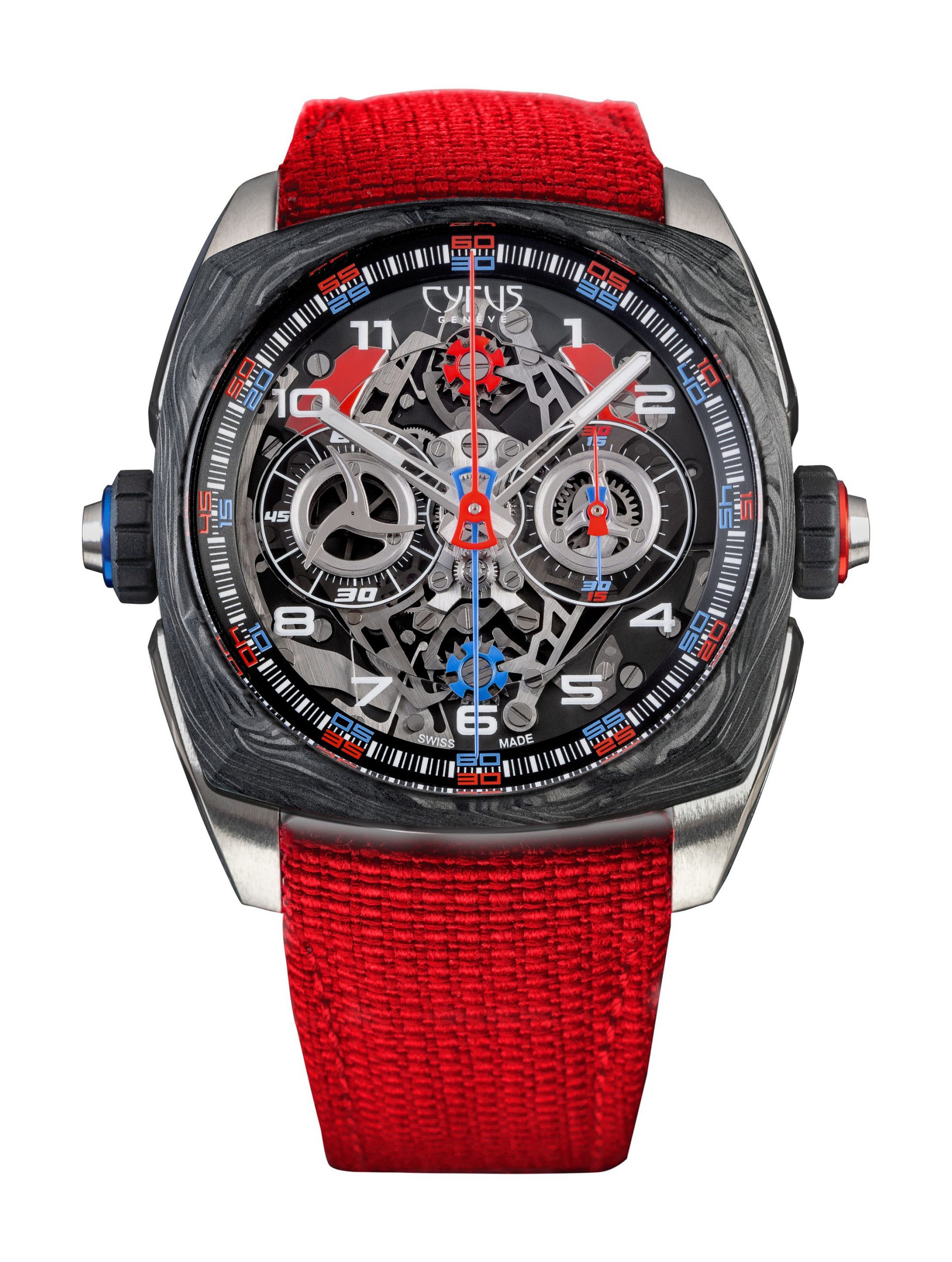 Cyrus Klepcys DICE Racing luxury timepiece - detailed view