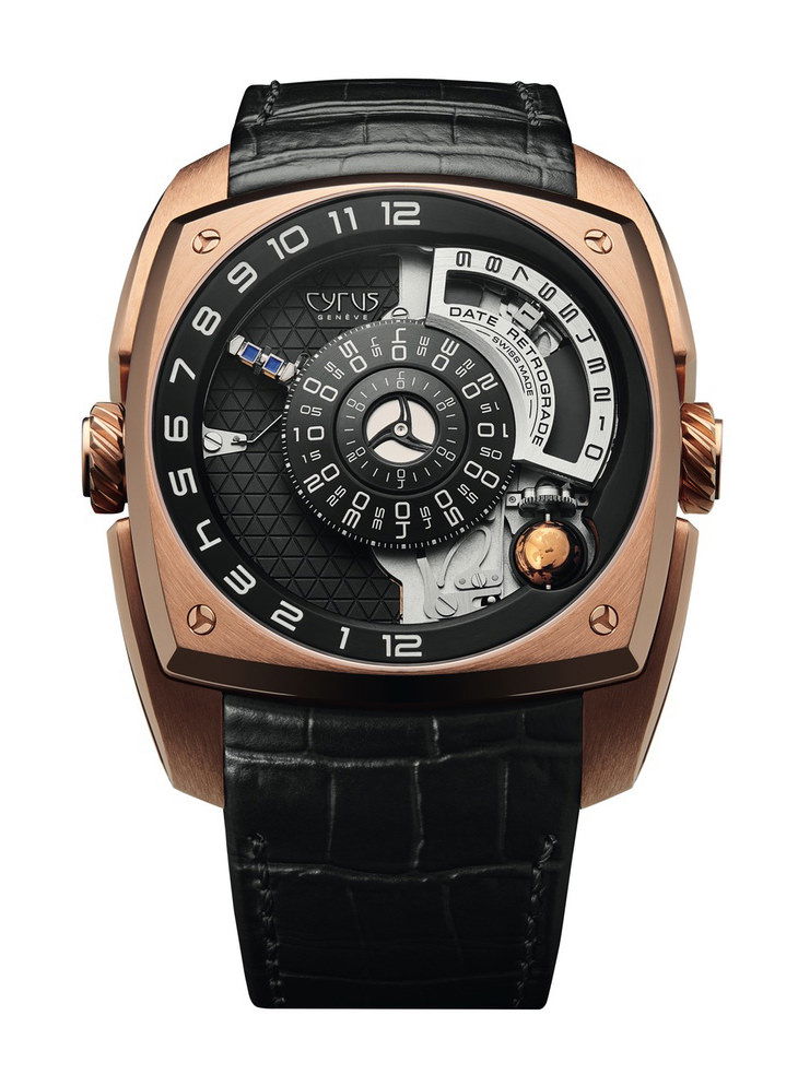 Cyrus Klepcys Moon luxury timepiece - detailed view