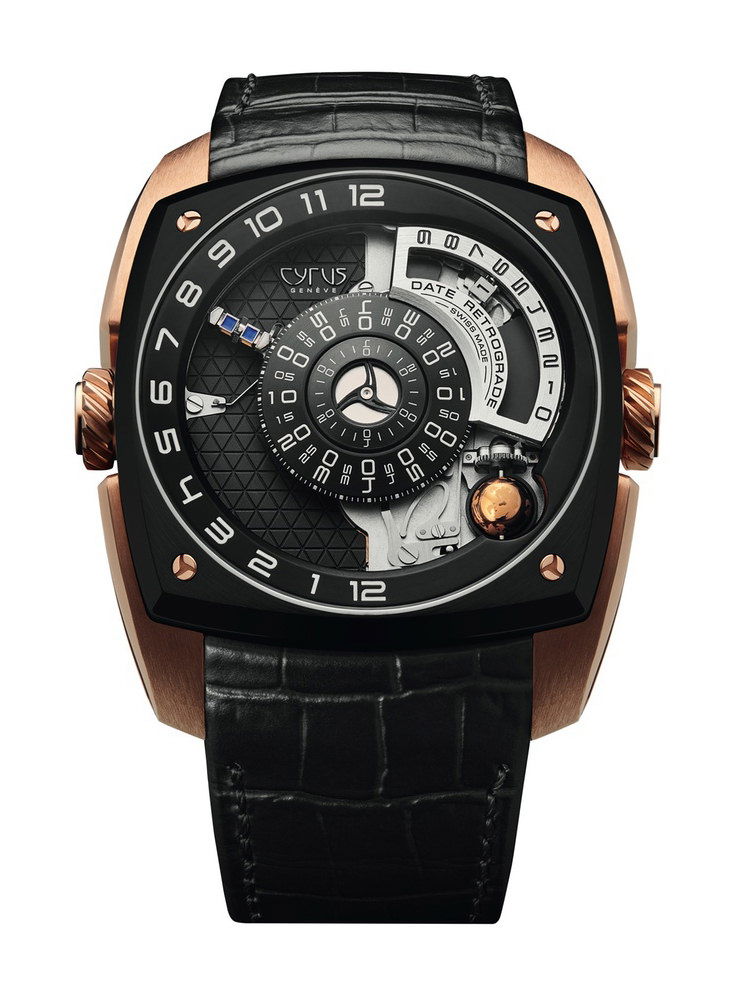 Cyrus Klepcys Moon luxury timepiece - detailed view