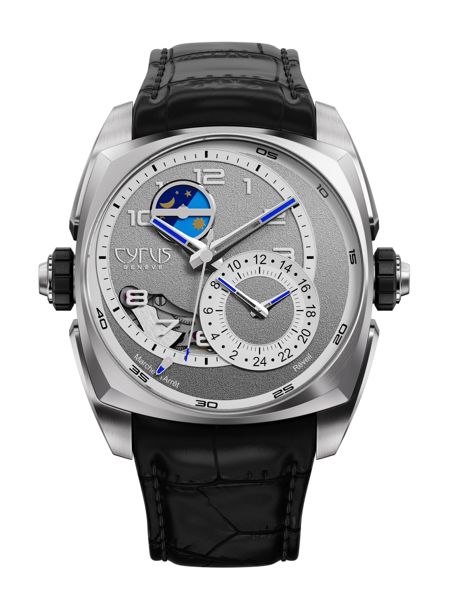 Cyrus Klepcys Reveil luxury timepiece - detailed view