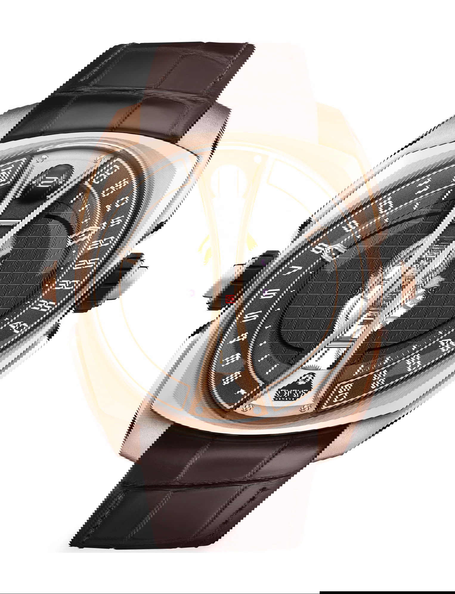 Cyrus Klepcys Vertical Tourbillon luxury timepiece - detailed view