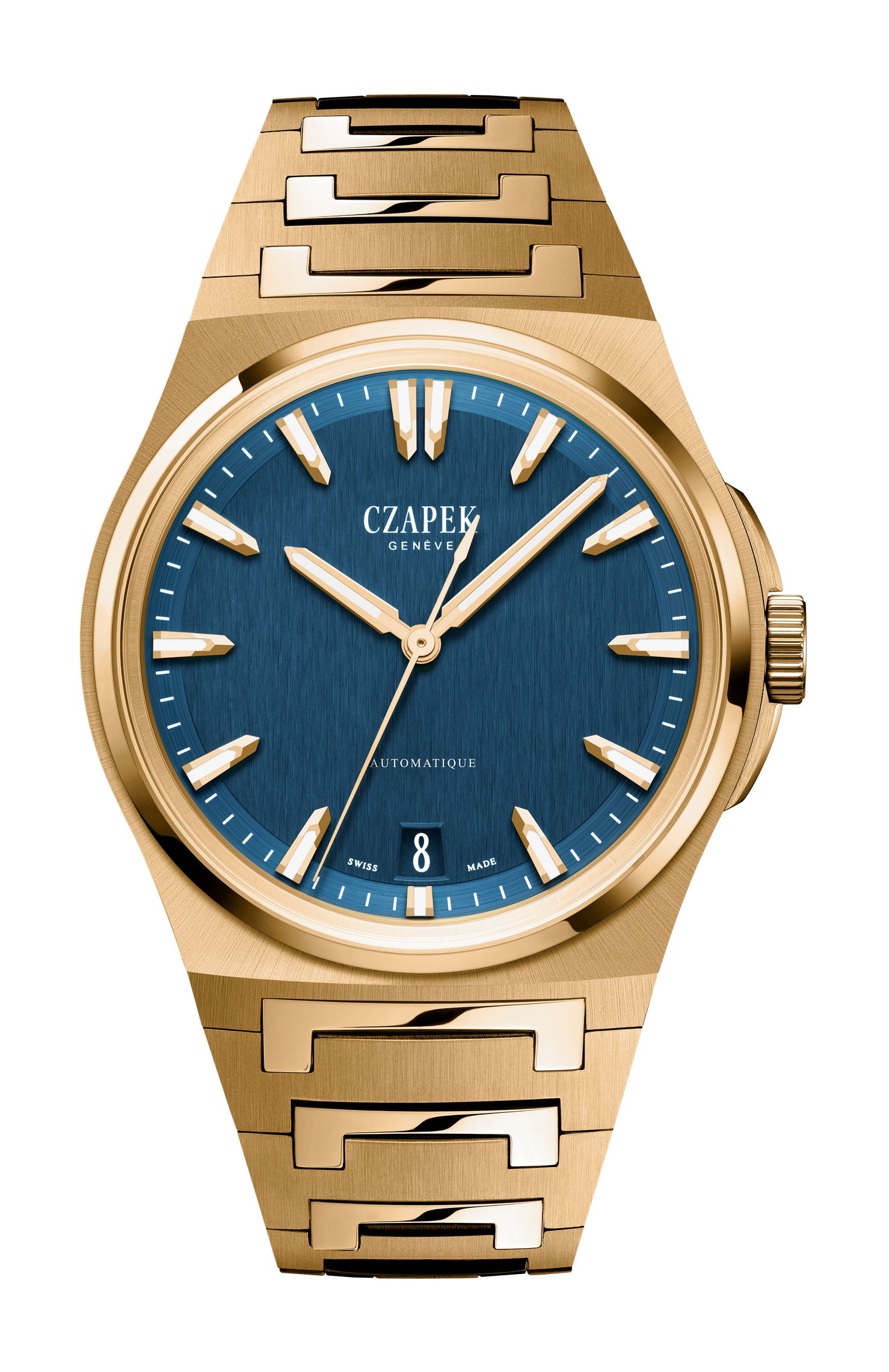 Czapek Antarctique Mount Erebus Deep Blue Full Yellow Gold watch