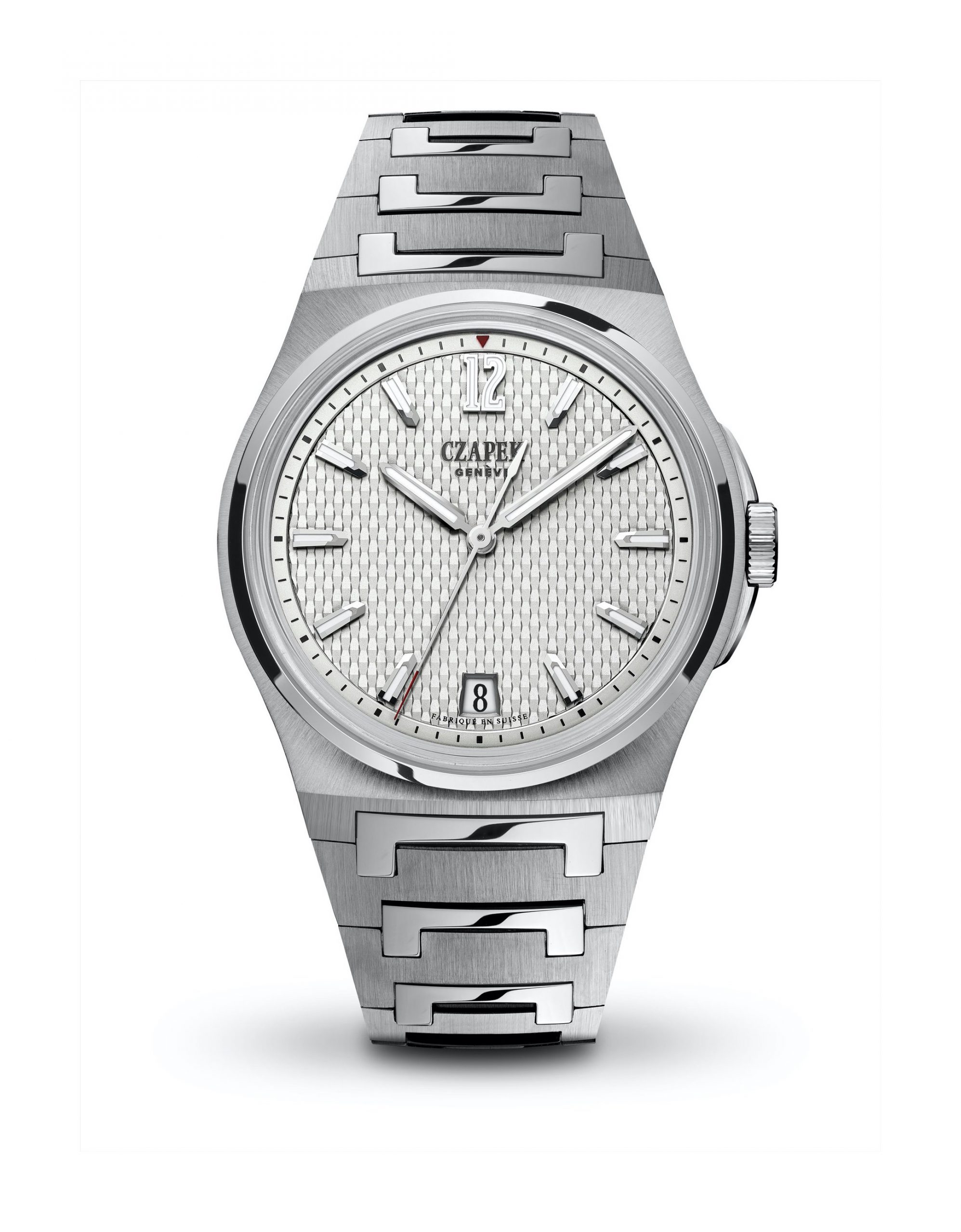 Czapek Antarctique Passage de Drake Ice White luxury timepiece - detailed view
