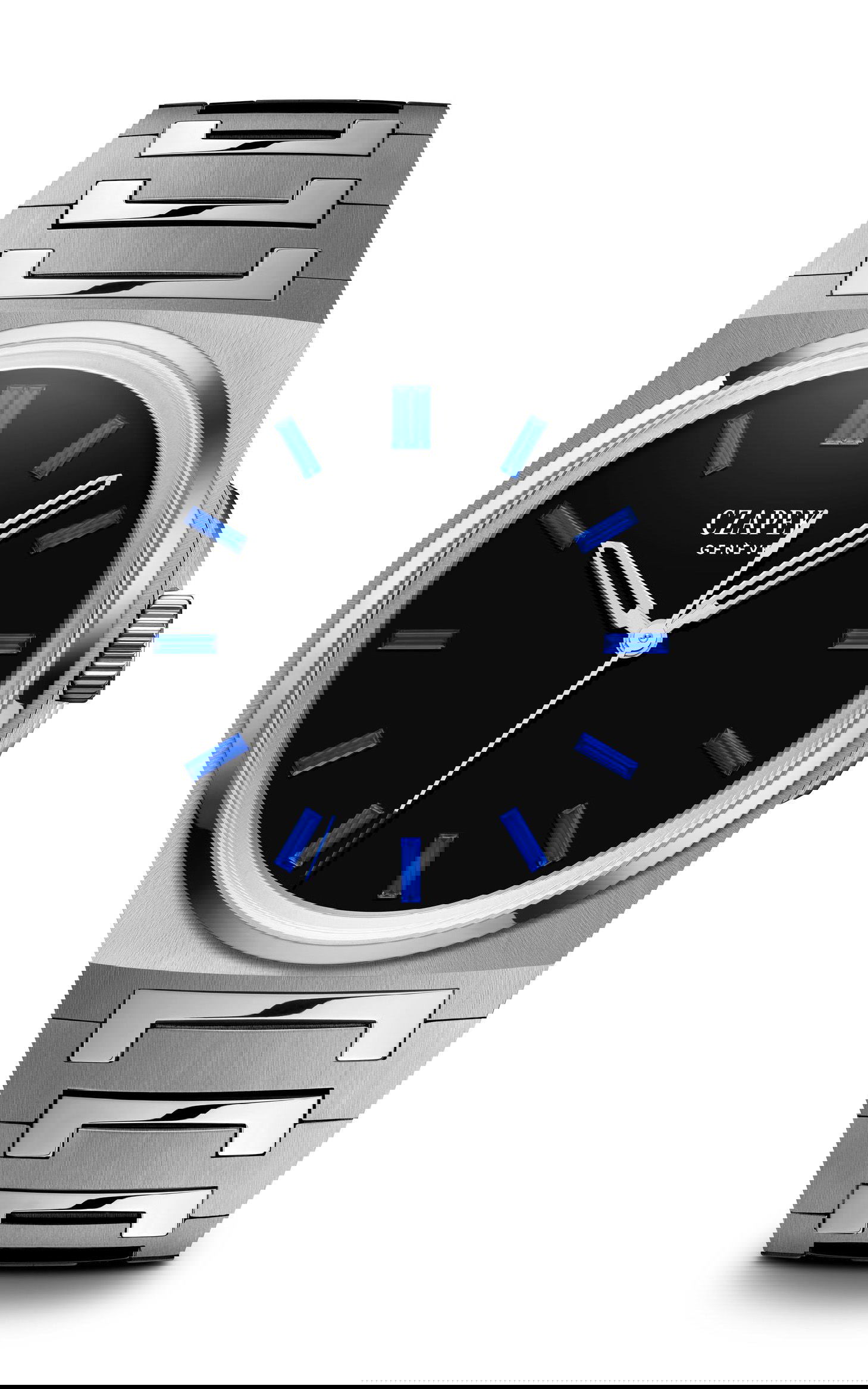 Czapek Antarctique Royal Onyx luxury timepiece - detailed view