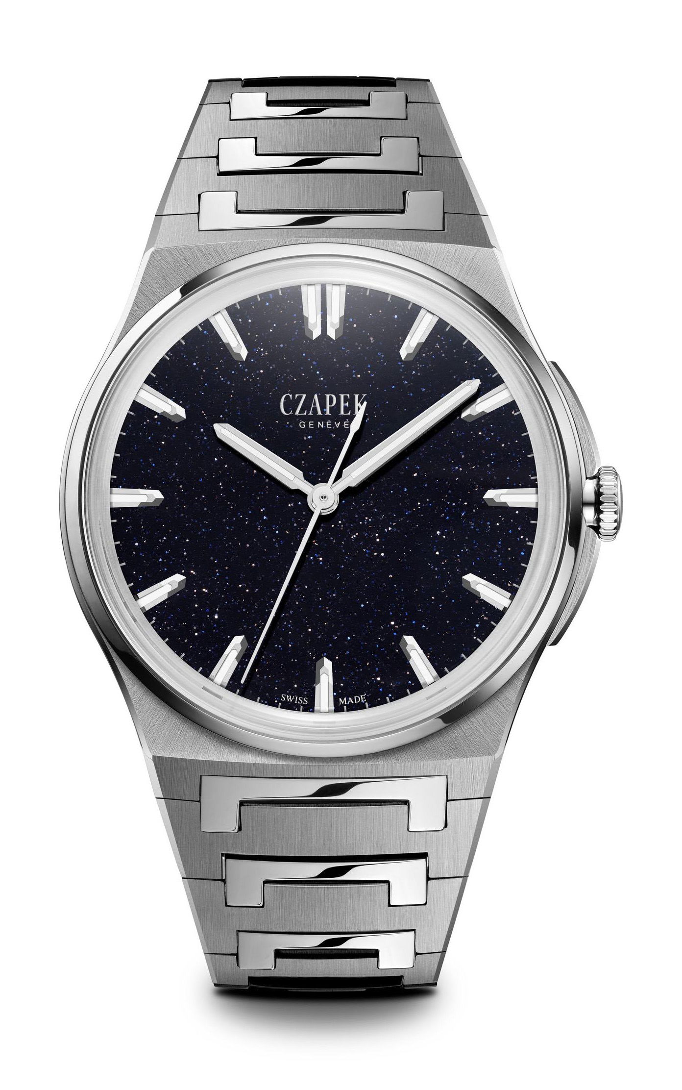 Czapek Antarctique S Polar Sky luxury timepiece - detailed view