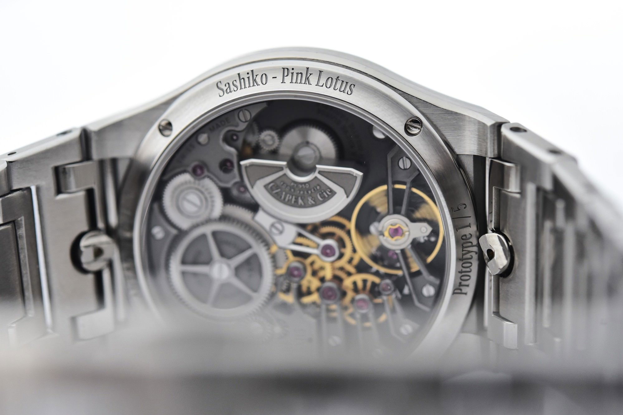 Czapek Antarctique S Sashiko Pink Lotus - View 3