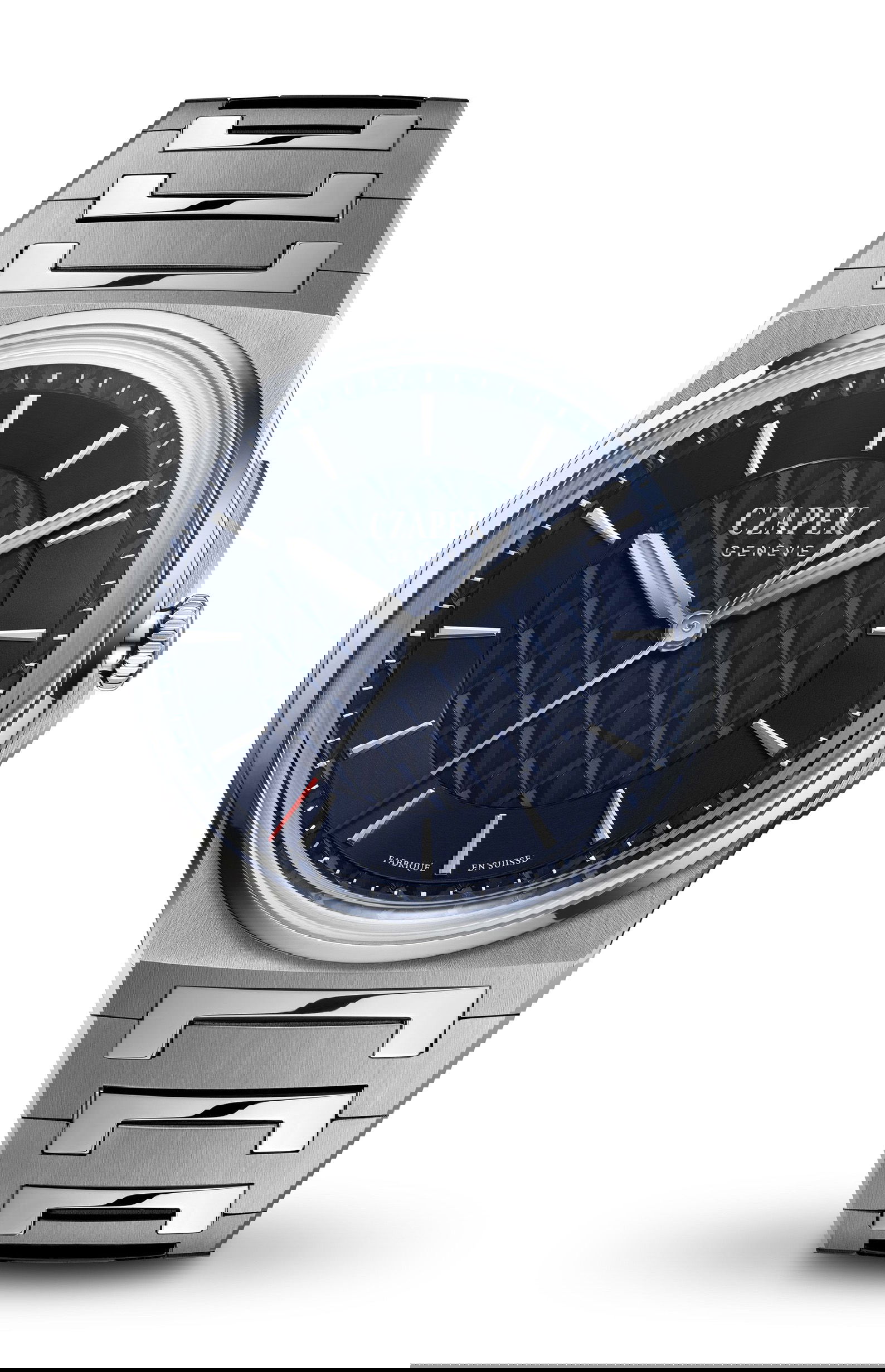 Czapek Antarctique Sashiko Isetan luxury timepiece - detailed view