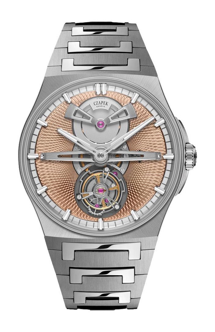 Czapek Antarctique Tourbillon Photon Sphere luxury timepiece - detailed view