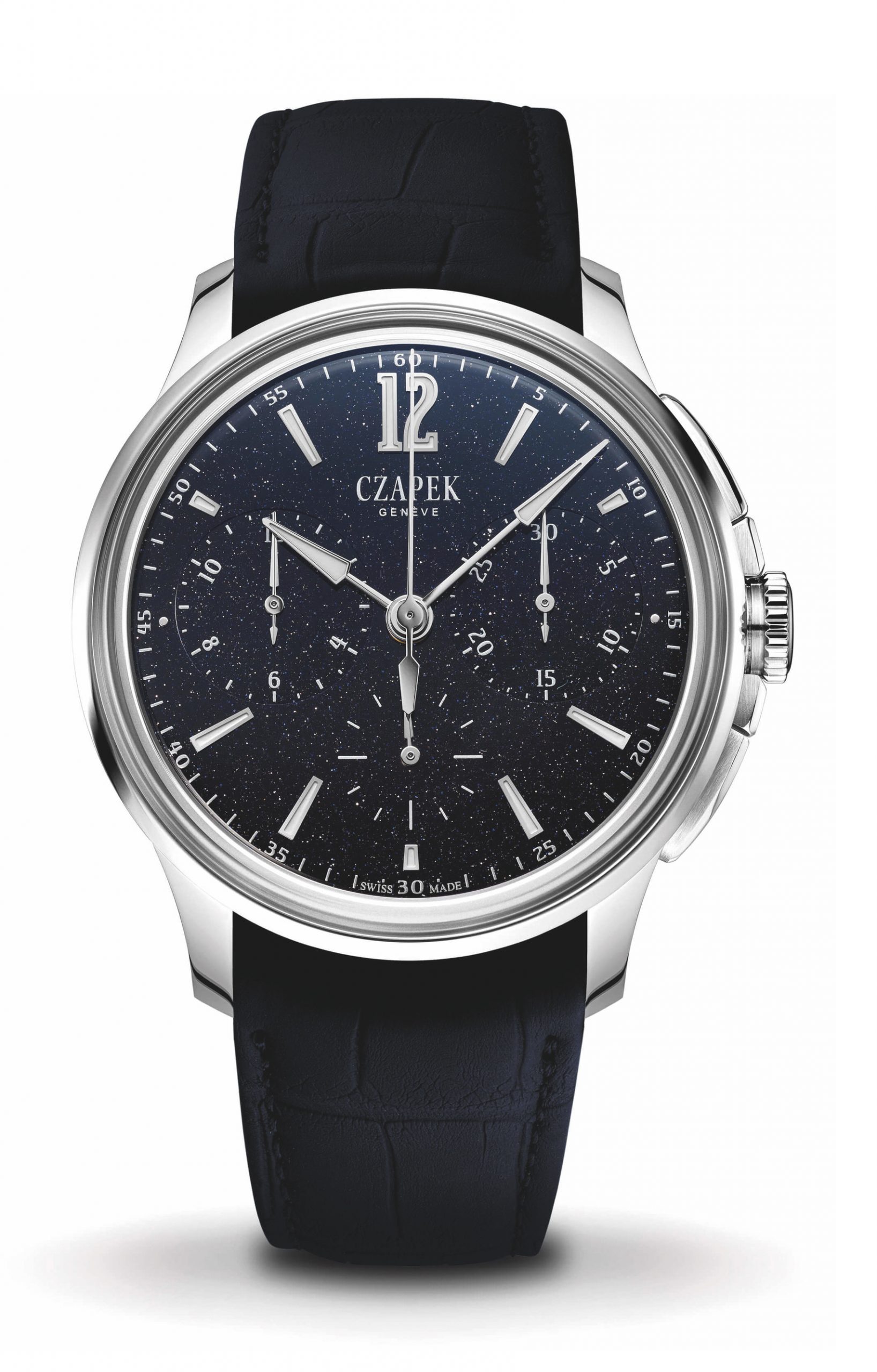 Czapek Faubourg de Cracovie Aventurine luxury timepiece - detailed view