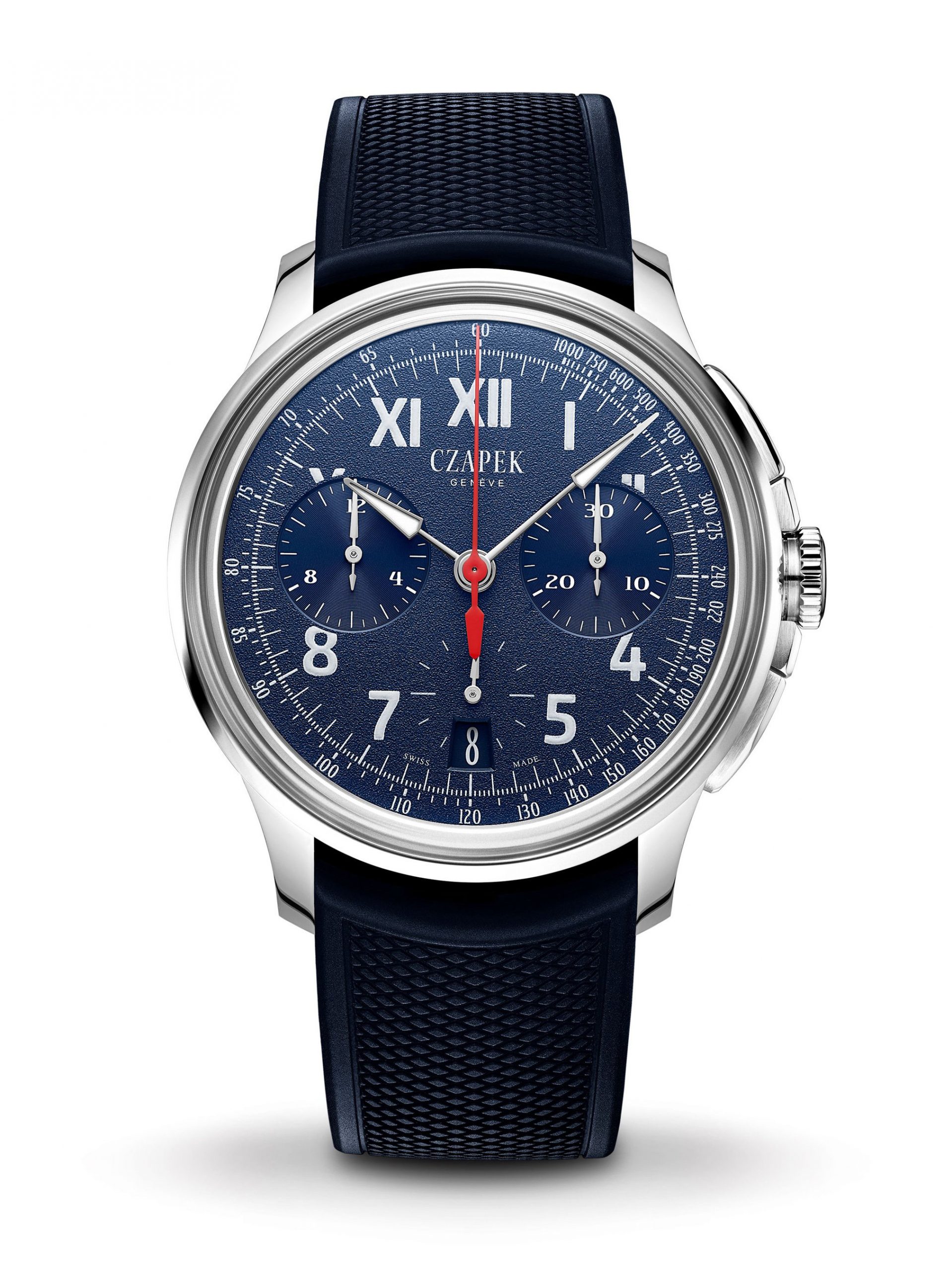Czapek Faubourg de Cracovie California Blue luxury timepiece - detailed view