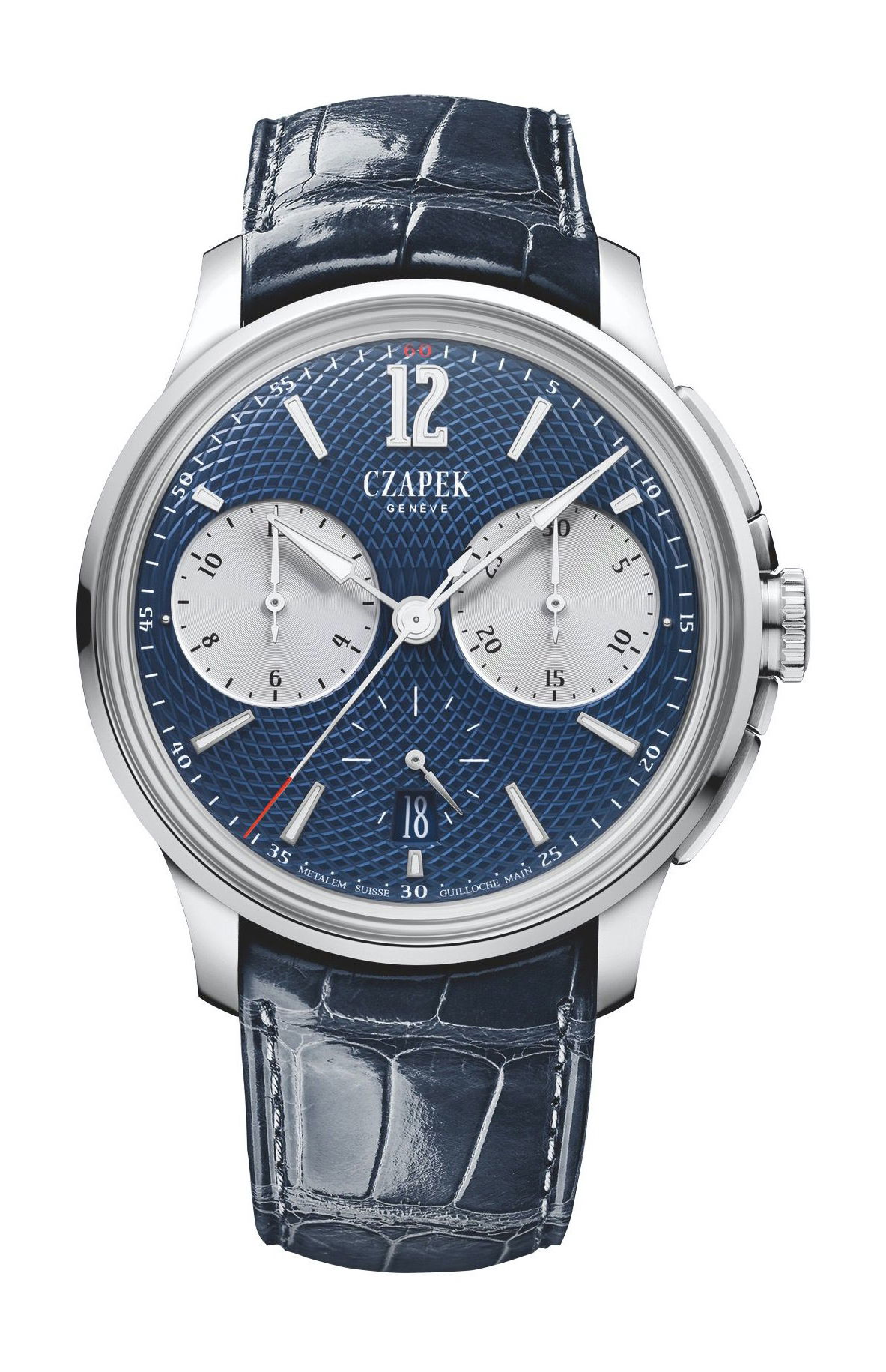 Czapek Faubourg de Cracovie Panda Bleu luxury timepiece - detailed view