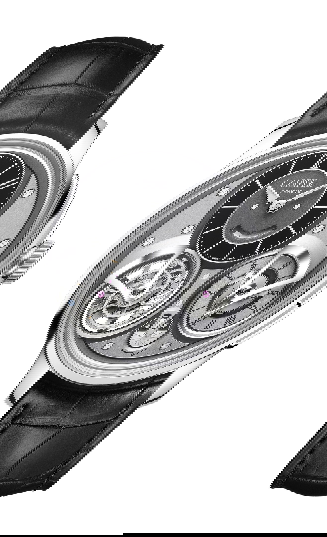 Czapek Place Vendôme Titanium Ombres luxury timepiece - detailed view