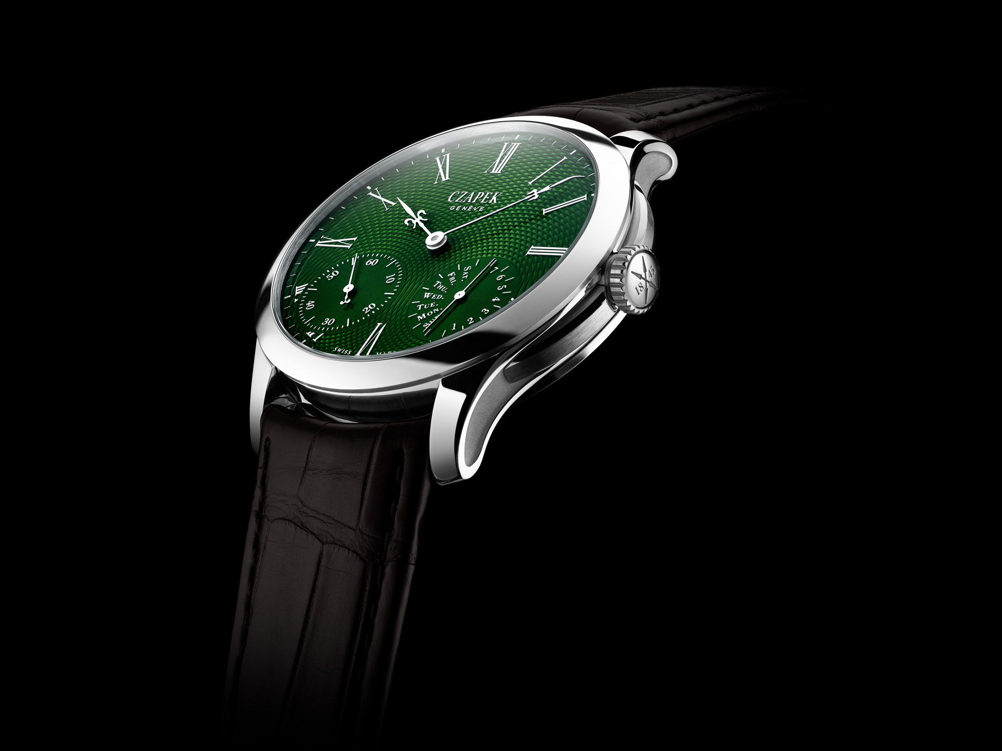 Czapek Quai des Bergues Emerald Green L - View 3