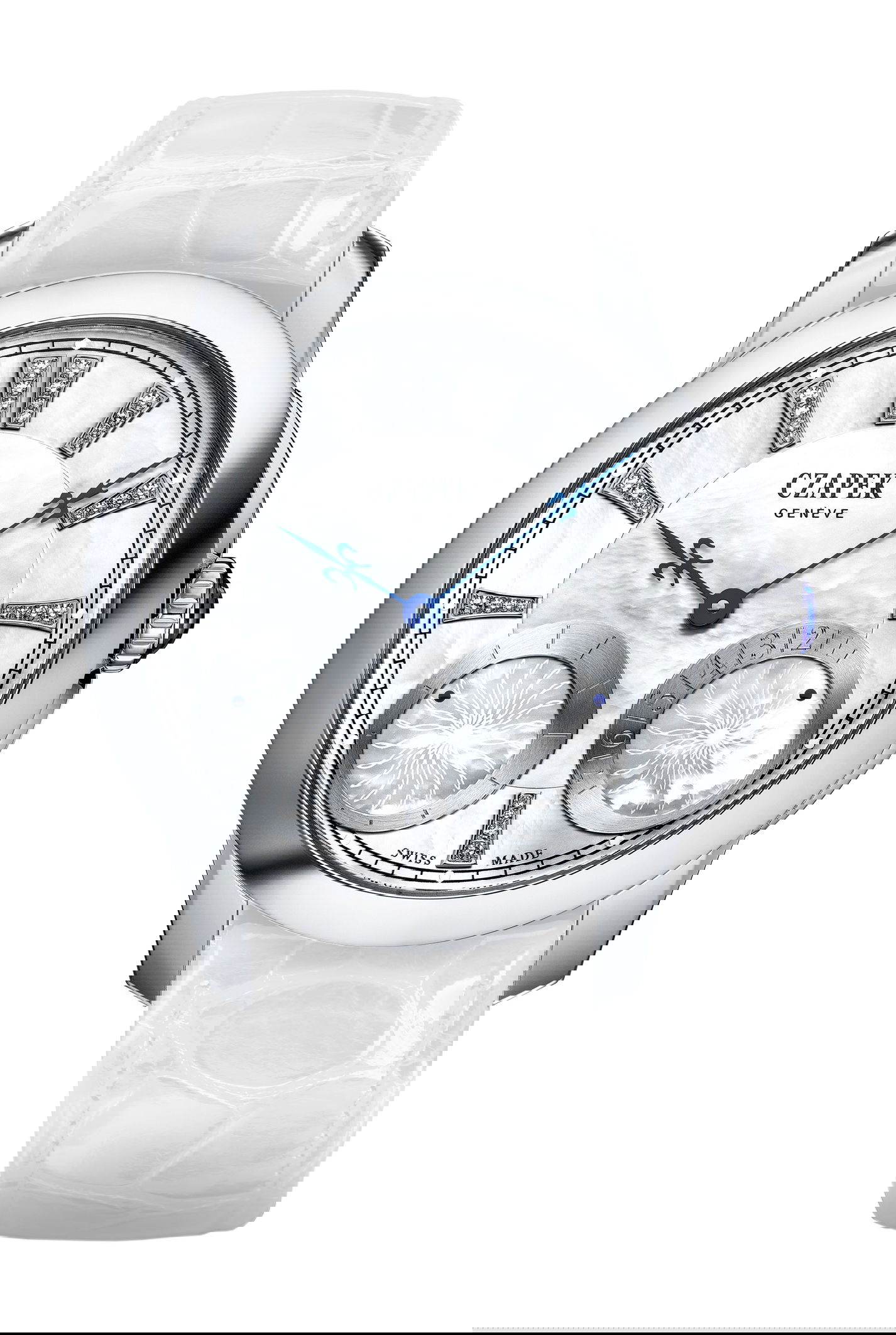 Czapek Quai des Bergues LADY No.9-Steel luxury timepiece - detailed view