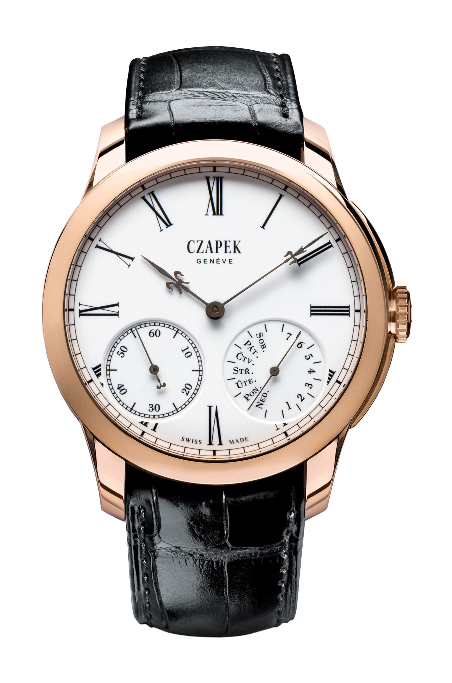Czapek Quai des Bergues No. 33bis luxury timepiece - detailed view