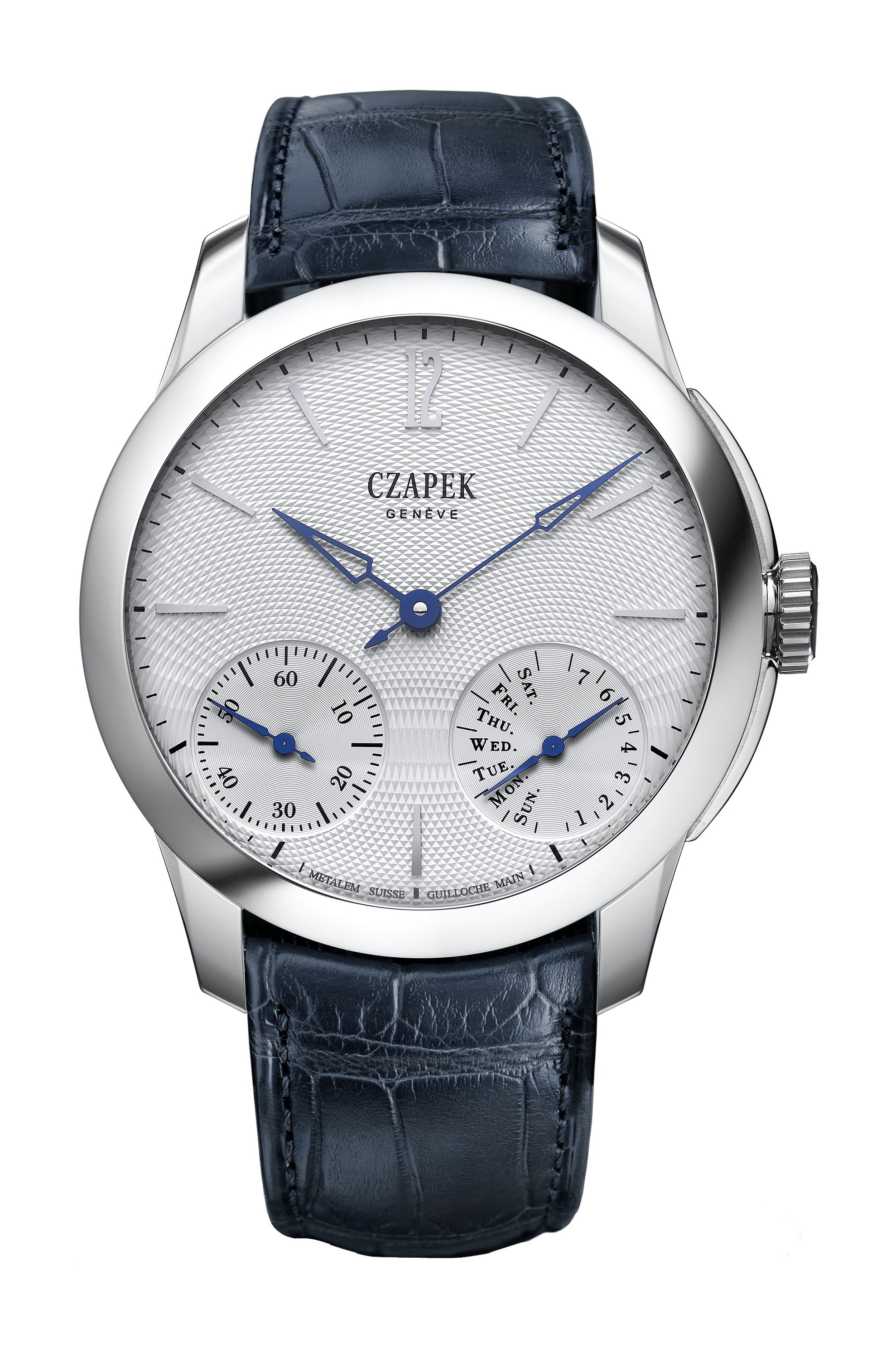 Czapek Quai des Bergues – Sea Salt S luxury timepiece - detailed view