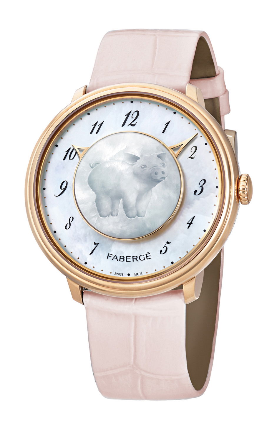 Fabergé Dalliance Lady Levity luxury timepiece - detailed view