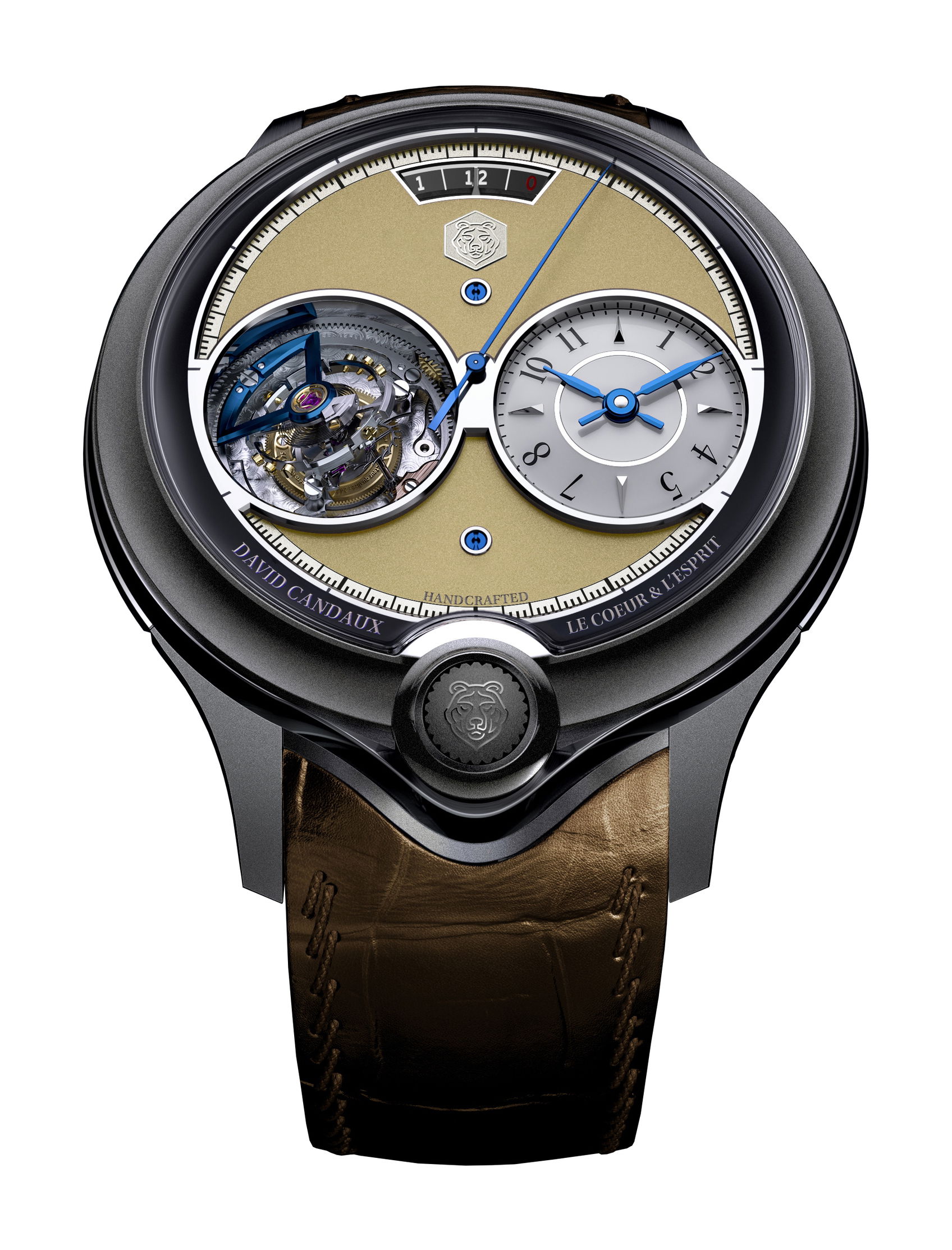 David Candaux DC1 Titanium luxury timepiece - detailed view