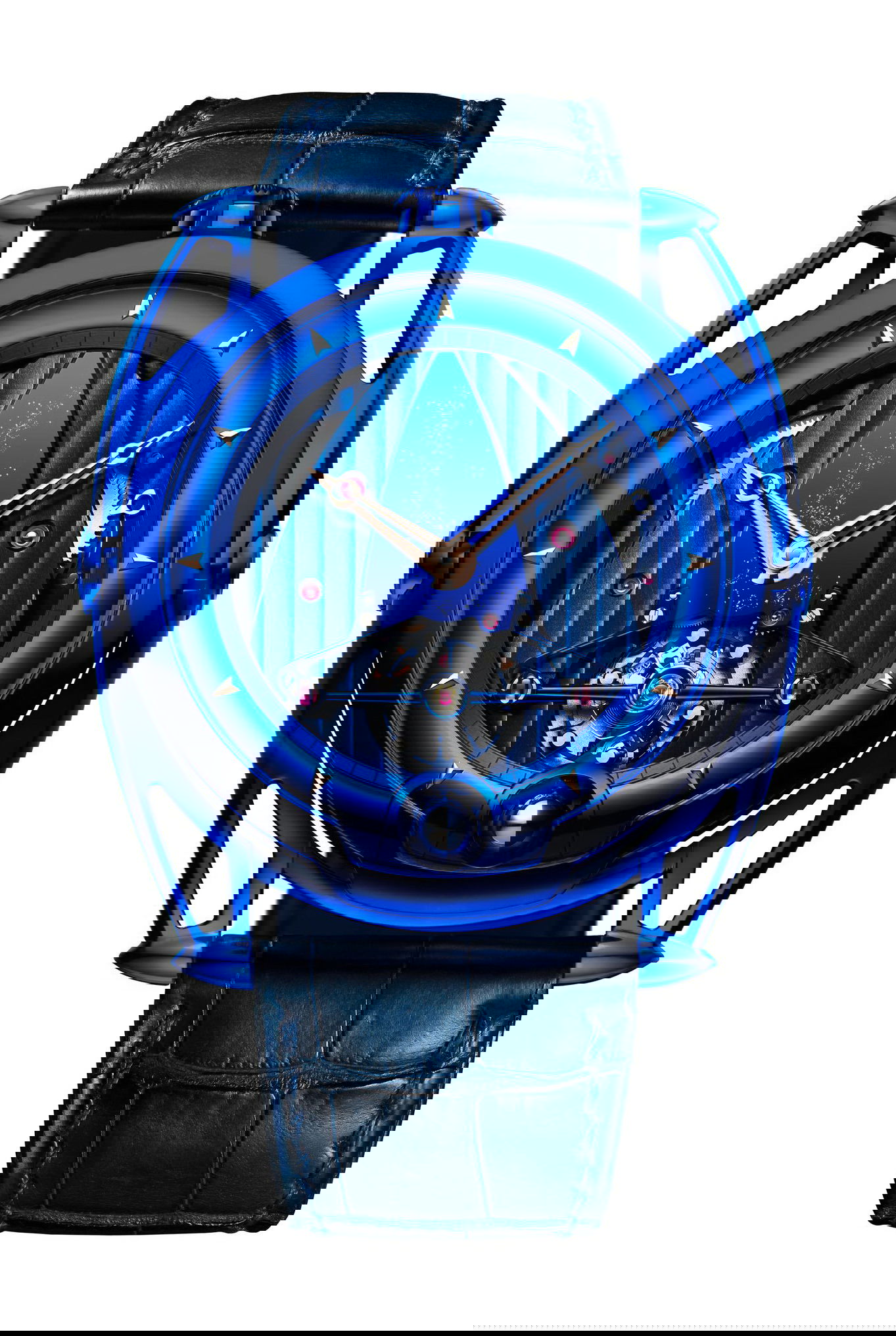 De Bethune DB28 Kind of Blue luxury timepiece - detailed view