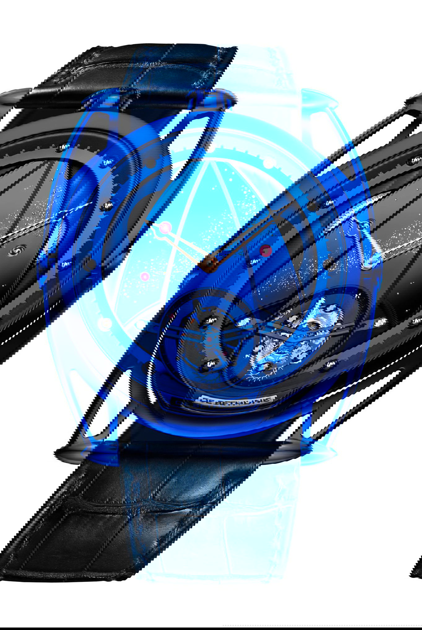 De Bethune DB28 Kind of Blue Tourbillon luxury timepiece - detailed view