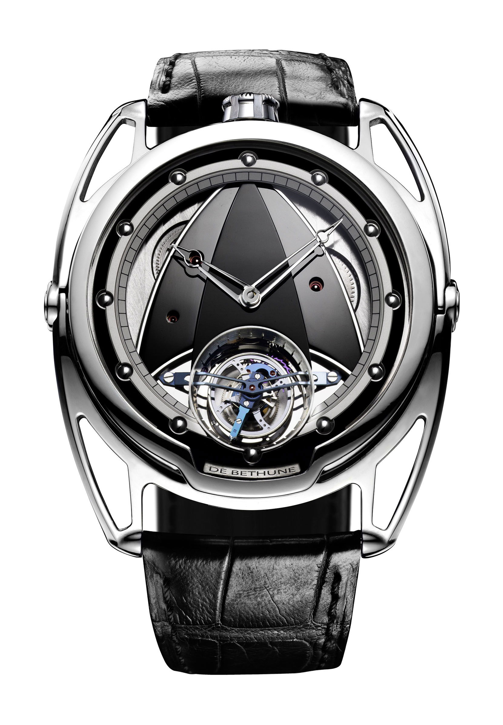 De Bethune DB28 Tourbillon luxury timepiece - detailed view