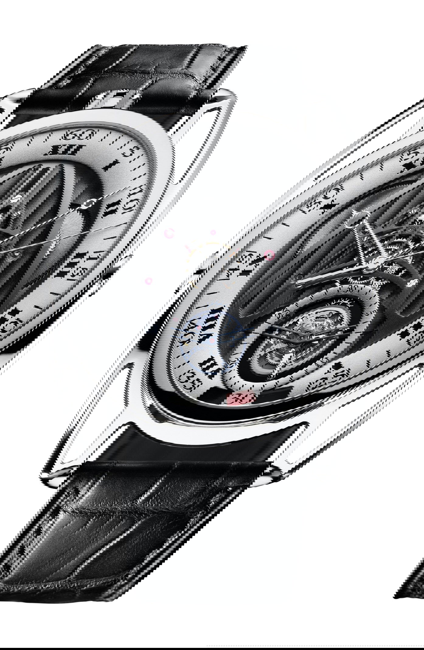 De Bethune DB28 Tourbillon / Dead Beat luxury timepiece - detailed view