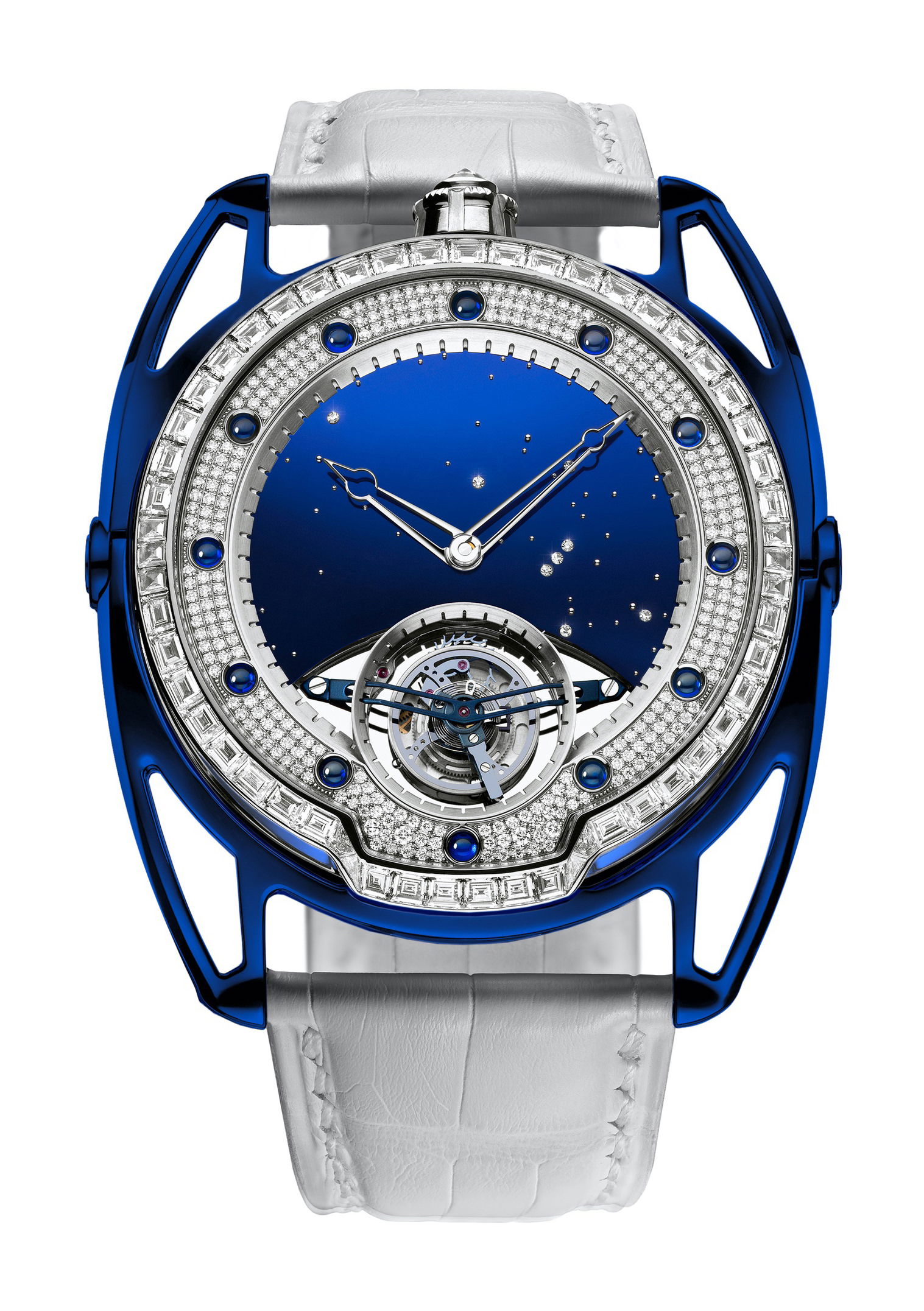 De Bethune DB28 Tourbillon Jewellery luxury timepiece - detailed view