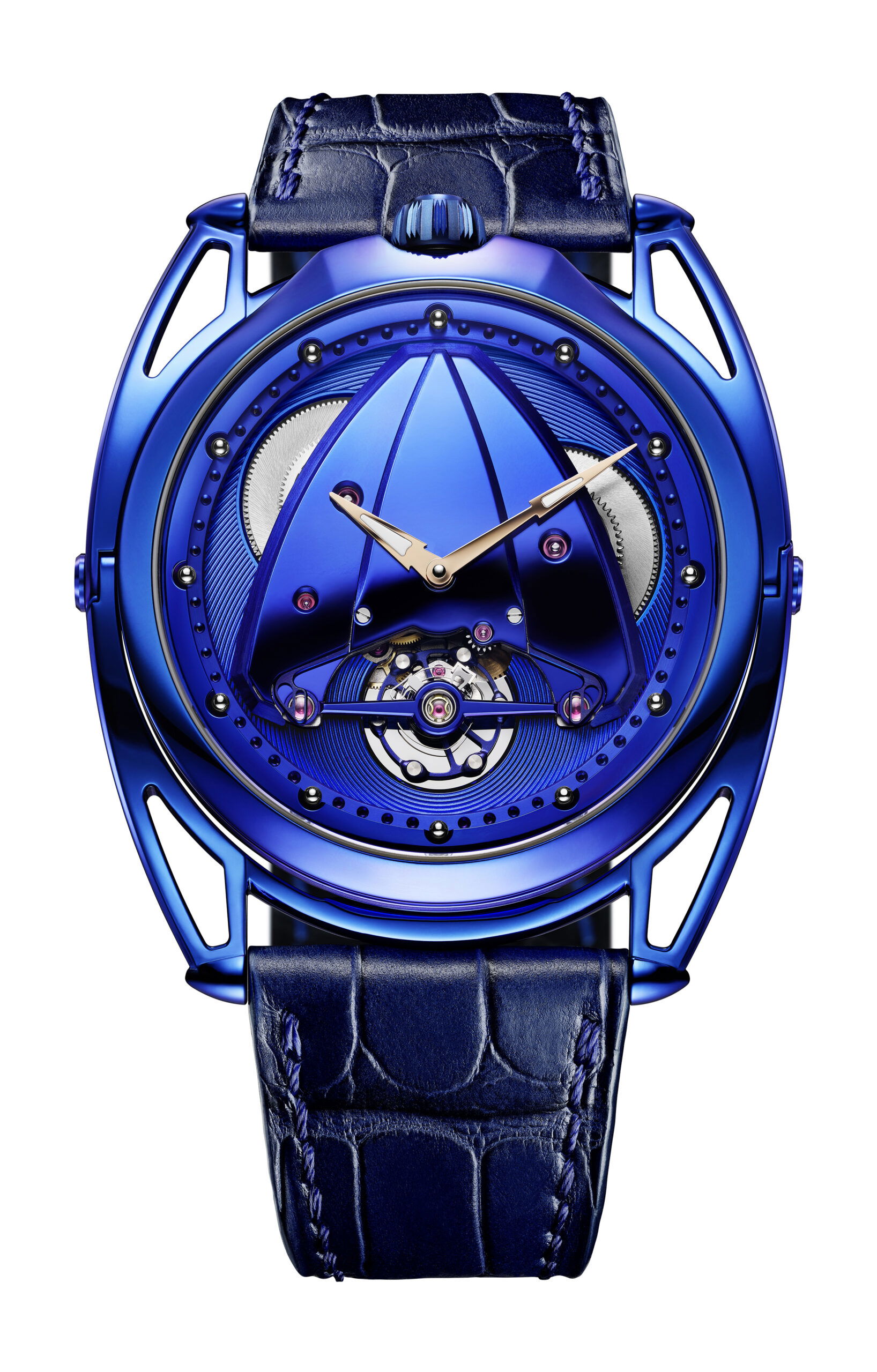 De Bethune DB28 XP Kind of Blue luxury timepiece - detailed view