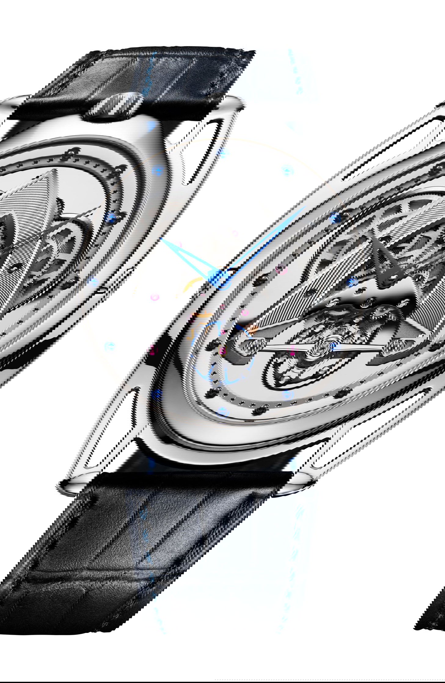 De Bethune DB28 XP Steel Wheels luxury timepiece - detailed view
