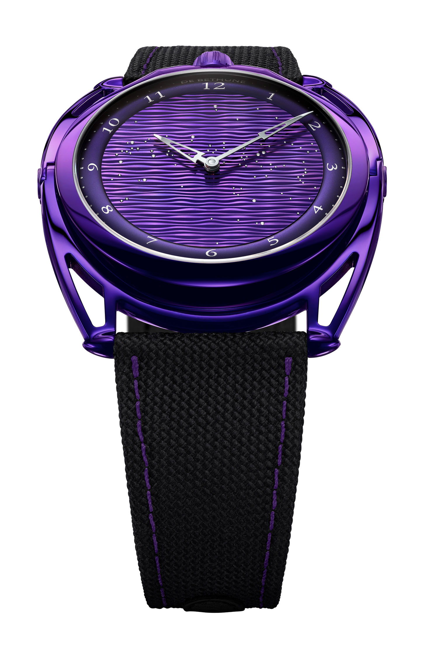 De Bethune DB28xs Purple Rain luxury timepiece - detailed view
