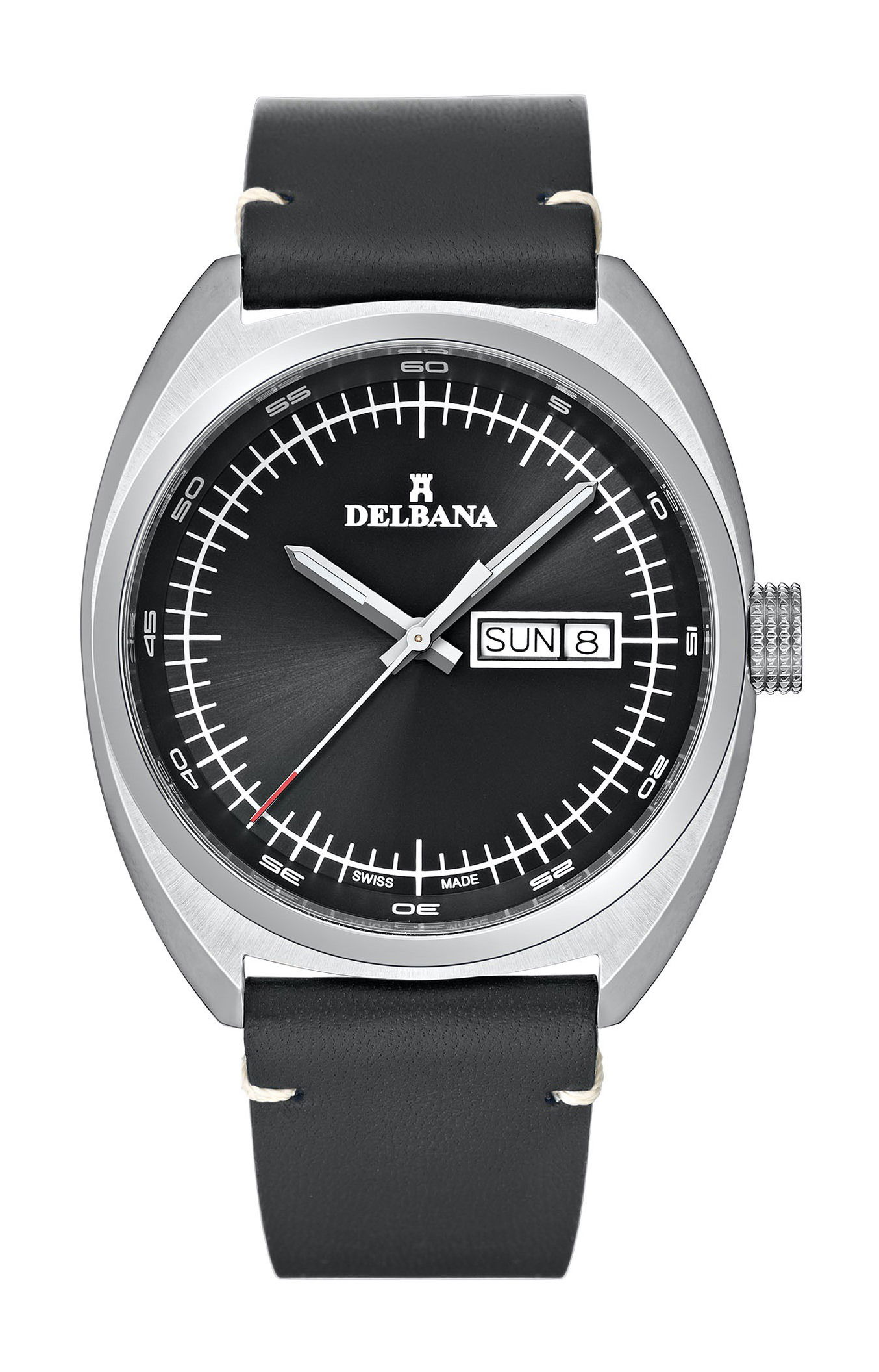 Delbana Locarno luxury timepiece - detailed view