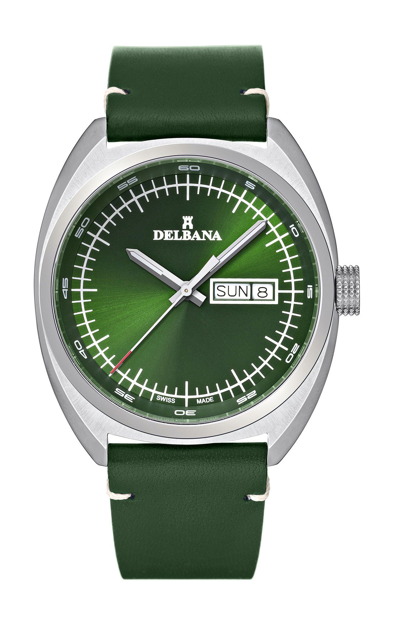 Delbana Locarno luxury timepiece - detailed view