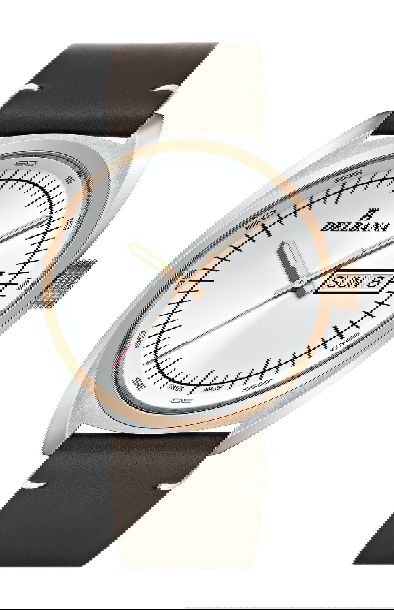 Delbana Locarno luxury timepiece - detailed view