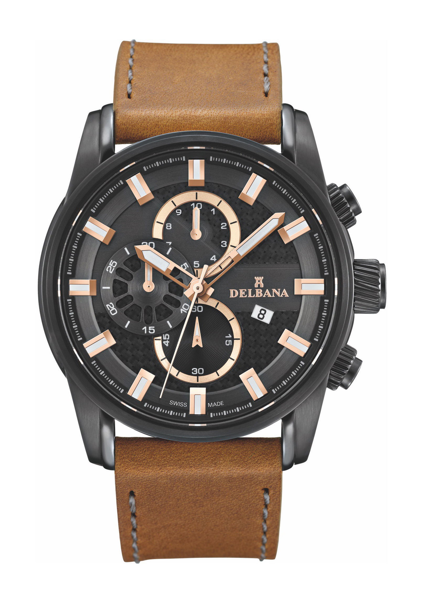 Delbana Orlando luxury timepiece - detailed view