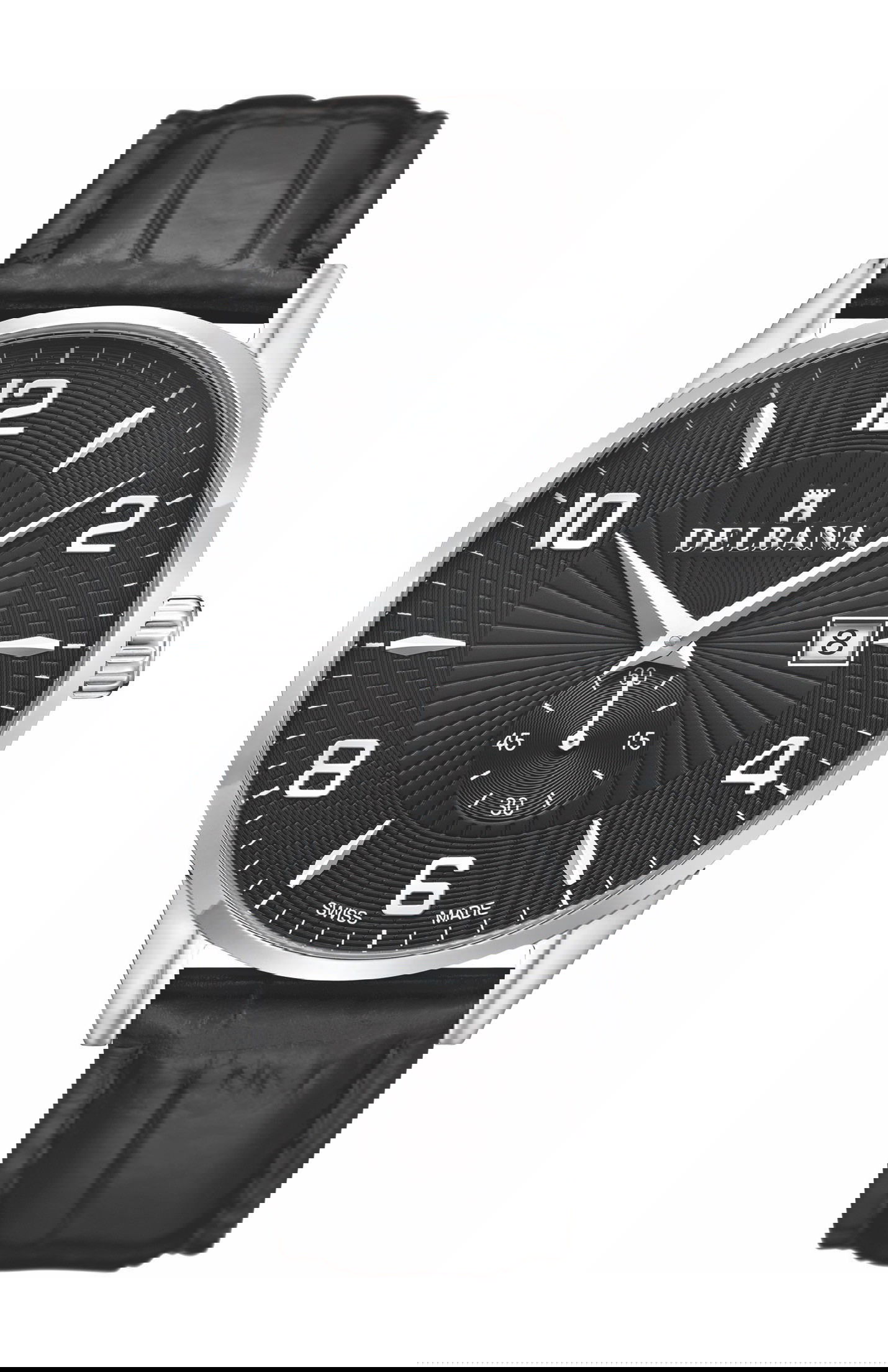 Delbana Retro luxury timepiece - detailed view